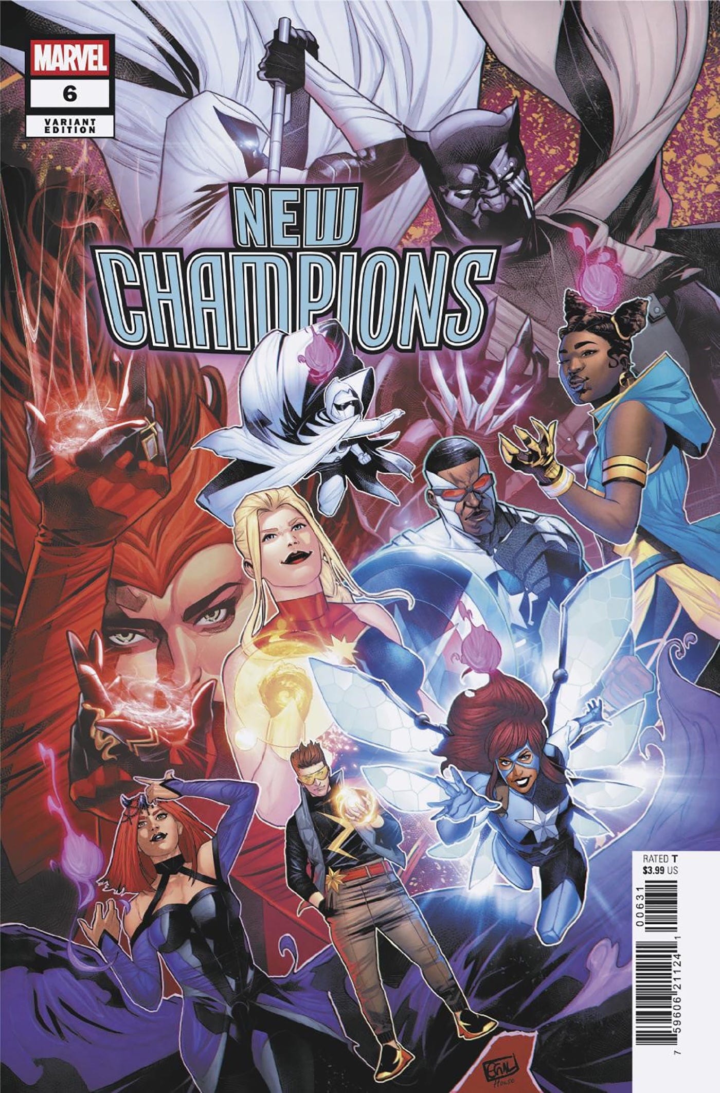 NEW CHAMPIONS #6 EDWIN GALMON VARIANT