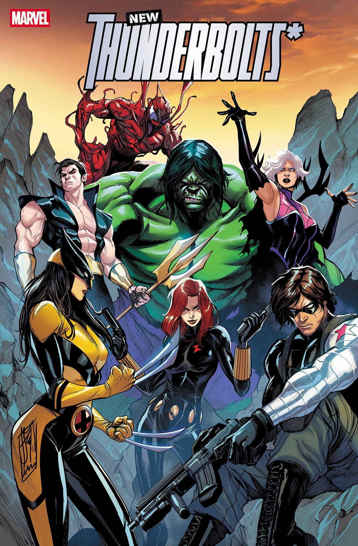 Marvel Comic Books NEW THUNDERBOLTS #2 STEFANO CASELLI VARIANT 75960621145600241 PRH-75960621145600241