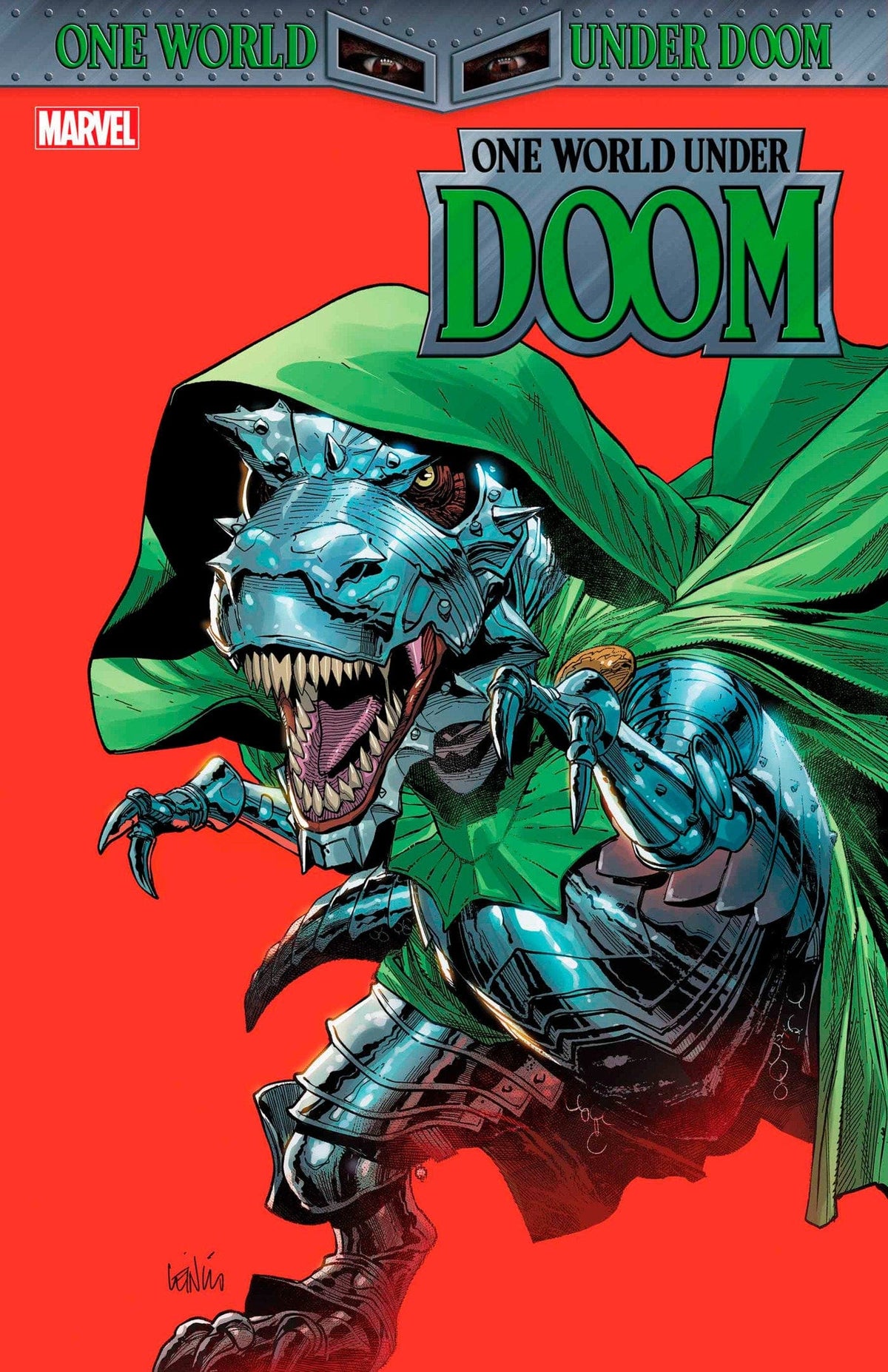 Marvel Comic Books ONE WORLD UNDER DOOM #2 LEINIL YU DOOMASAUR VARIANT 75960620860900221 PRH-75960620860900221