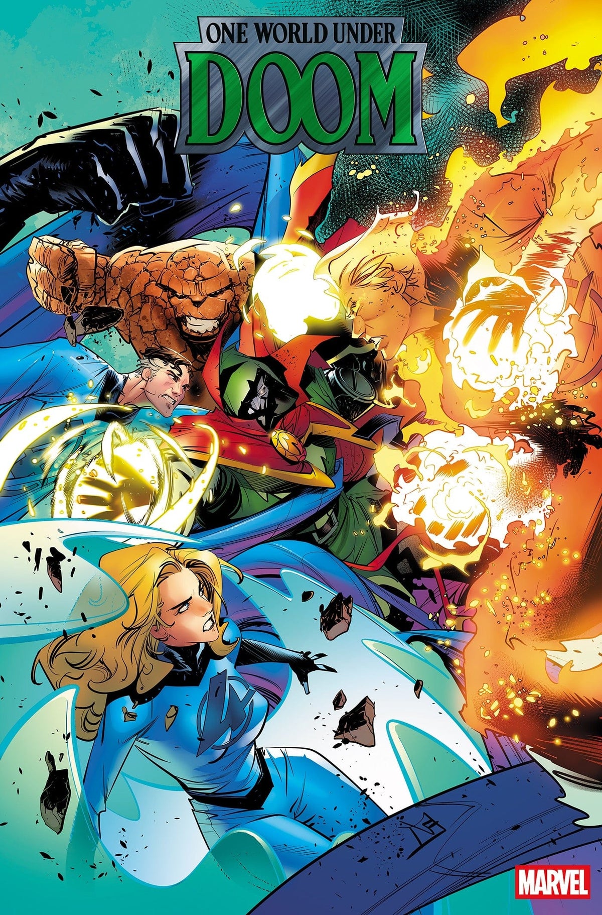 Marvel Comic Books ONE WORLD UNDER DOOM #4 FEDERICO VINCENTINI VARIANT 75960620860900461 PRH-75960620860900461