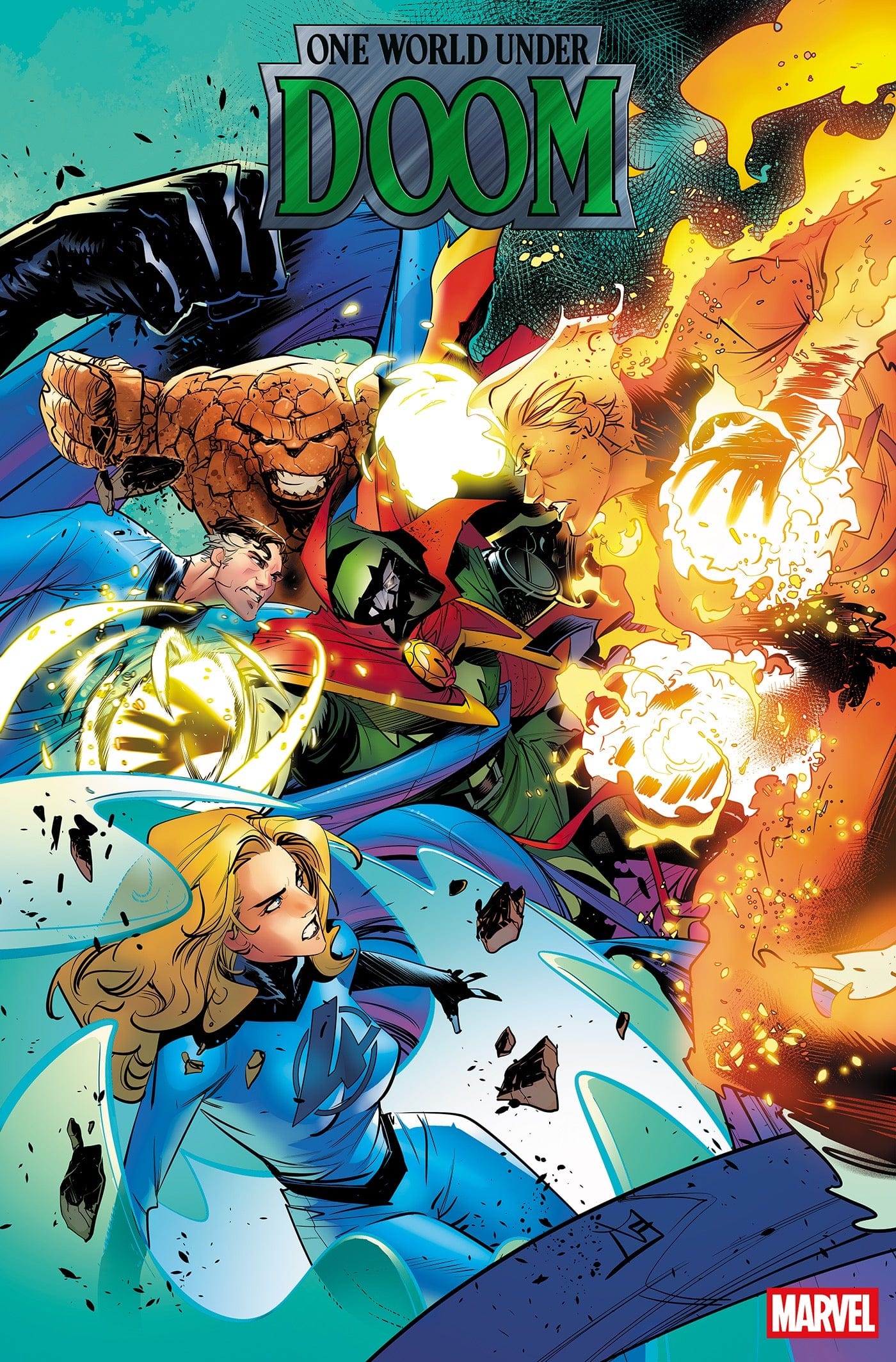 ONE WORLD UNDER DOOM #4 FEDERICO VINCENTINI VARIANT