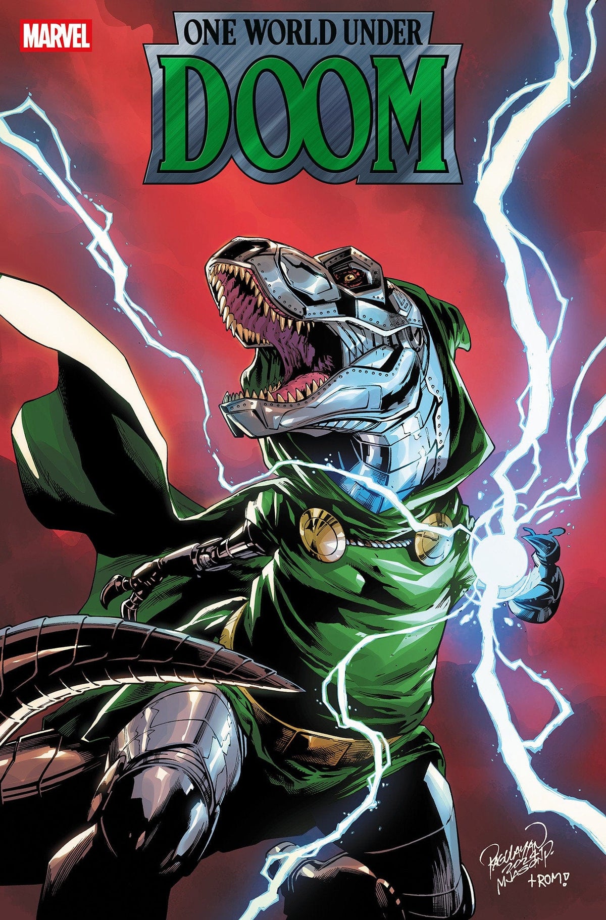 Marvel Comic Books ONE WORLD UNDER DOOM #6 CARLO PAGULAYAN DOOMASAUR VARIANT 75960620860900621 PRH-75960620860900621
