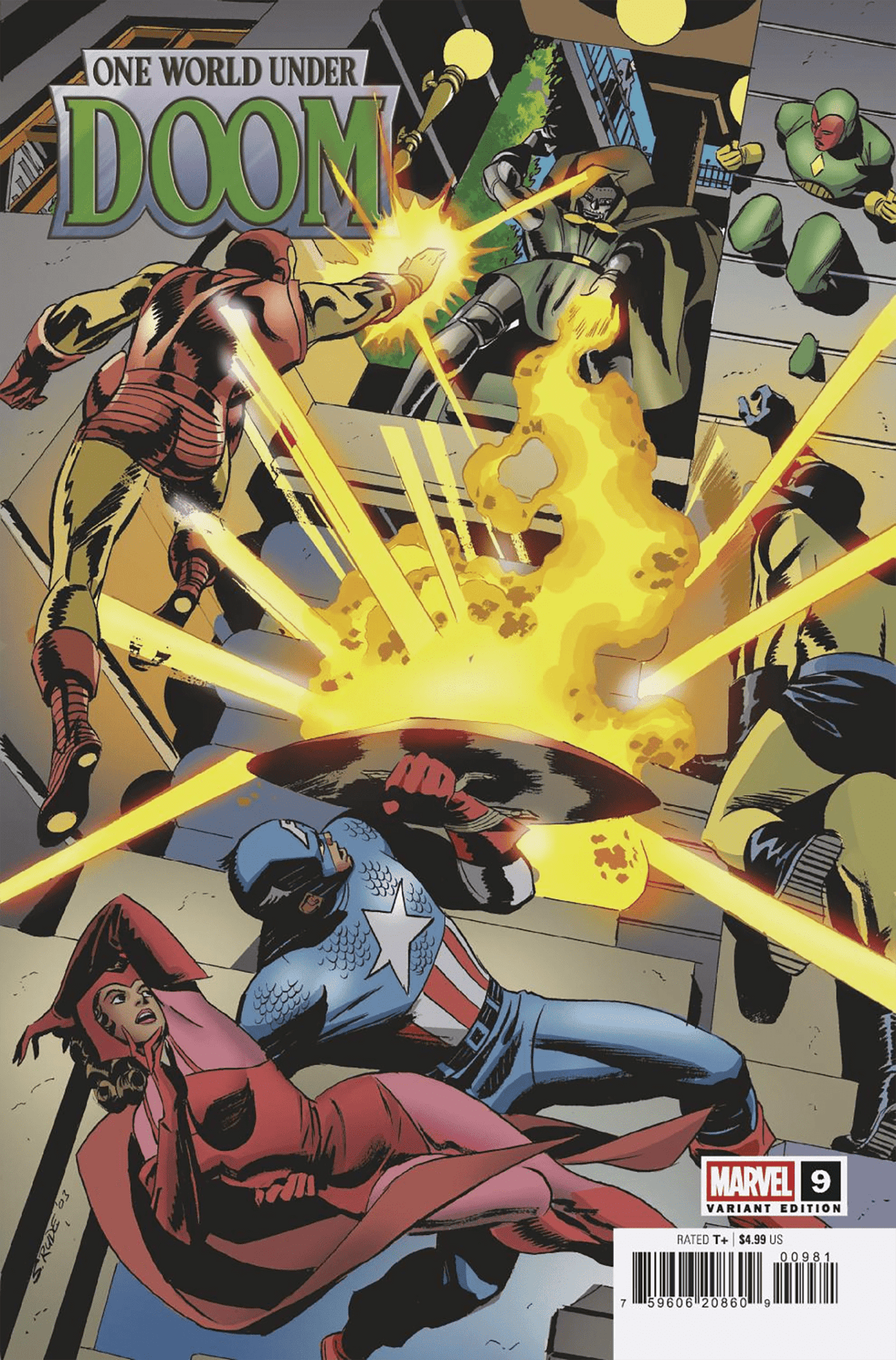 Marvel Comic Books ONE WORLD UNDER DOOM #9 STEVE RUDE VARIANT 75960620860900981 PRH-75960620860900981