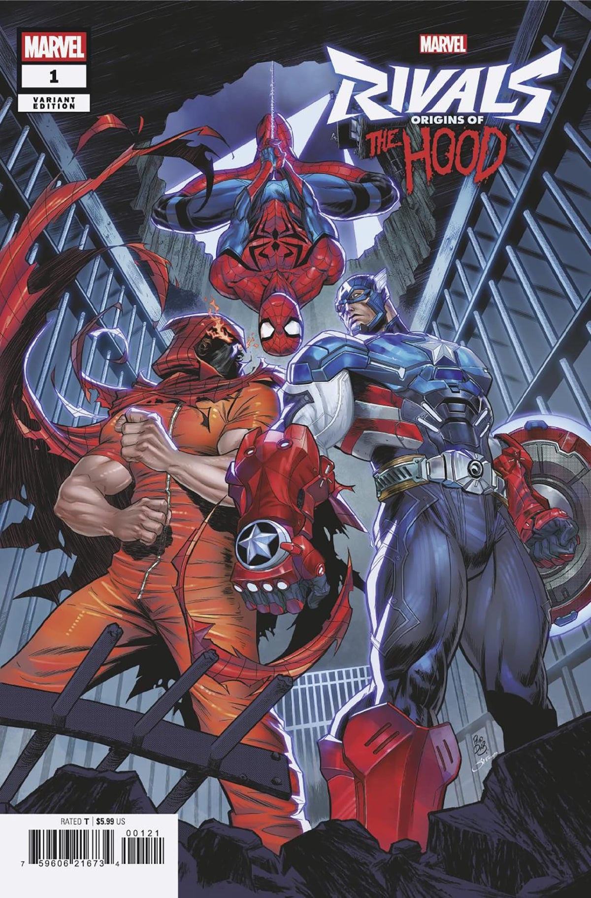 Marvel Comic Books ORIGINS OF THE HOOD: MARVEL RIVALS #1 FEDERICO SABBATINI VARIANT (Release Date: 08/05/2026) 75960621673400121 PRH-75960621673400121