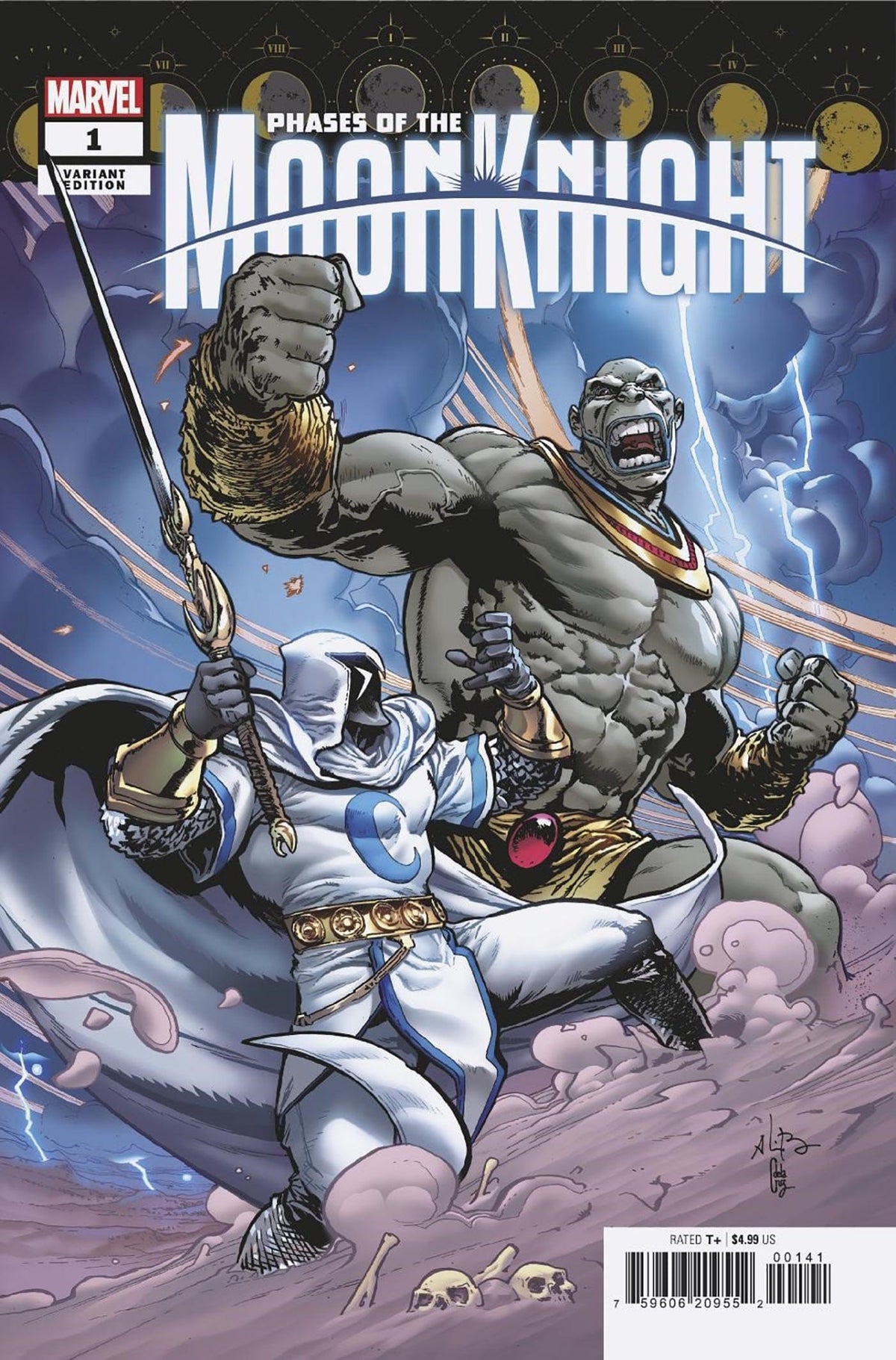 Marvel Comic Books PHASES OF THE MOON KNIGHT #1 ANDREI BRESSAN VARIANT 75960620955200141 PRH-75960620955200141