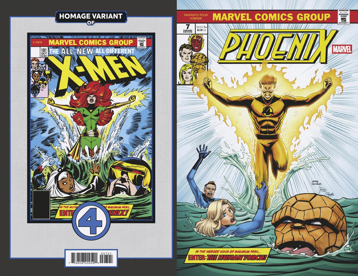 Marvel Comic Books PHOENIX #7 CORIN HOWELL FANTASTIC FOUR HOMAGE VARIANT 75960620959000721 PRH-75960620959000721