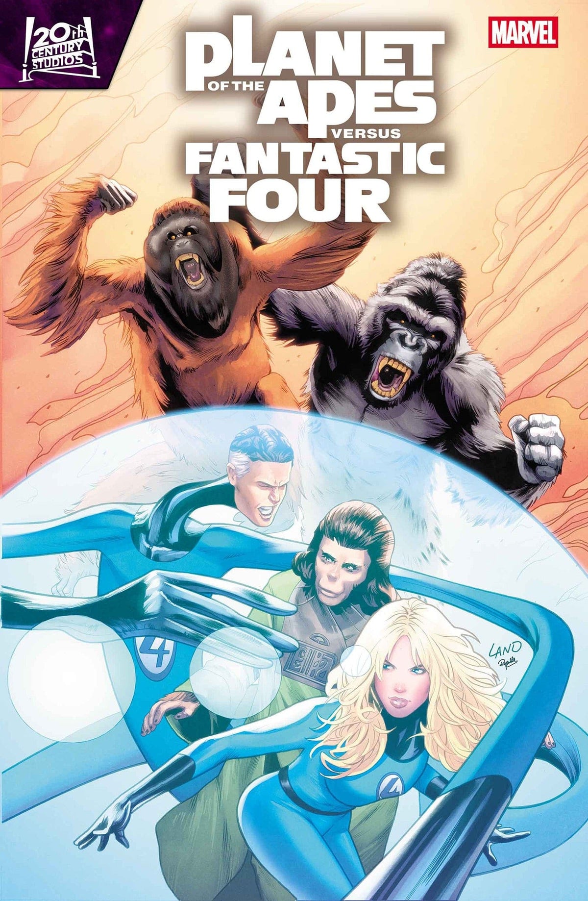 Marvel Comic Books PLANET OF THE APES VS. FANTASTIC FOUR #3 75960621389400311 PRH-75960621389400311