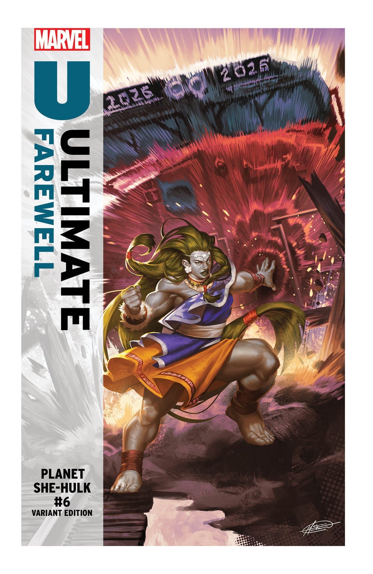 Marvel Comic Books PLANET SHE-HULK #6 MATEUS MANHANINI ULTIMATE FAREWELL VARIANT 75960621102900621 PRH-75960621102900621