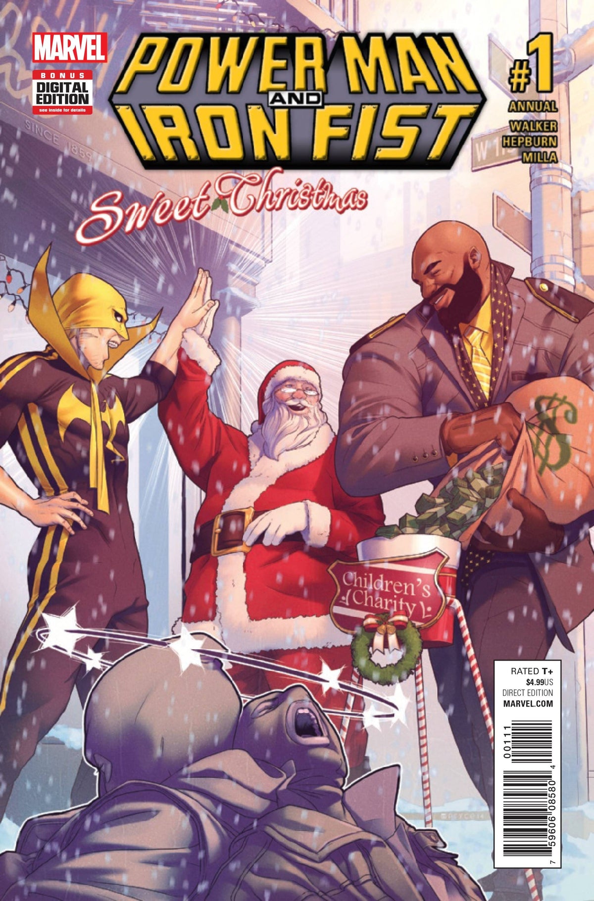 POWER MAN AND IRON FIST SWEET CHRISTMAS ANNUAL #1 A