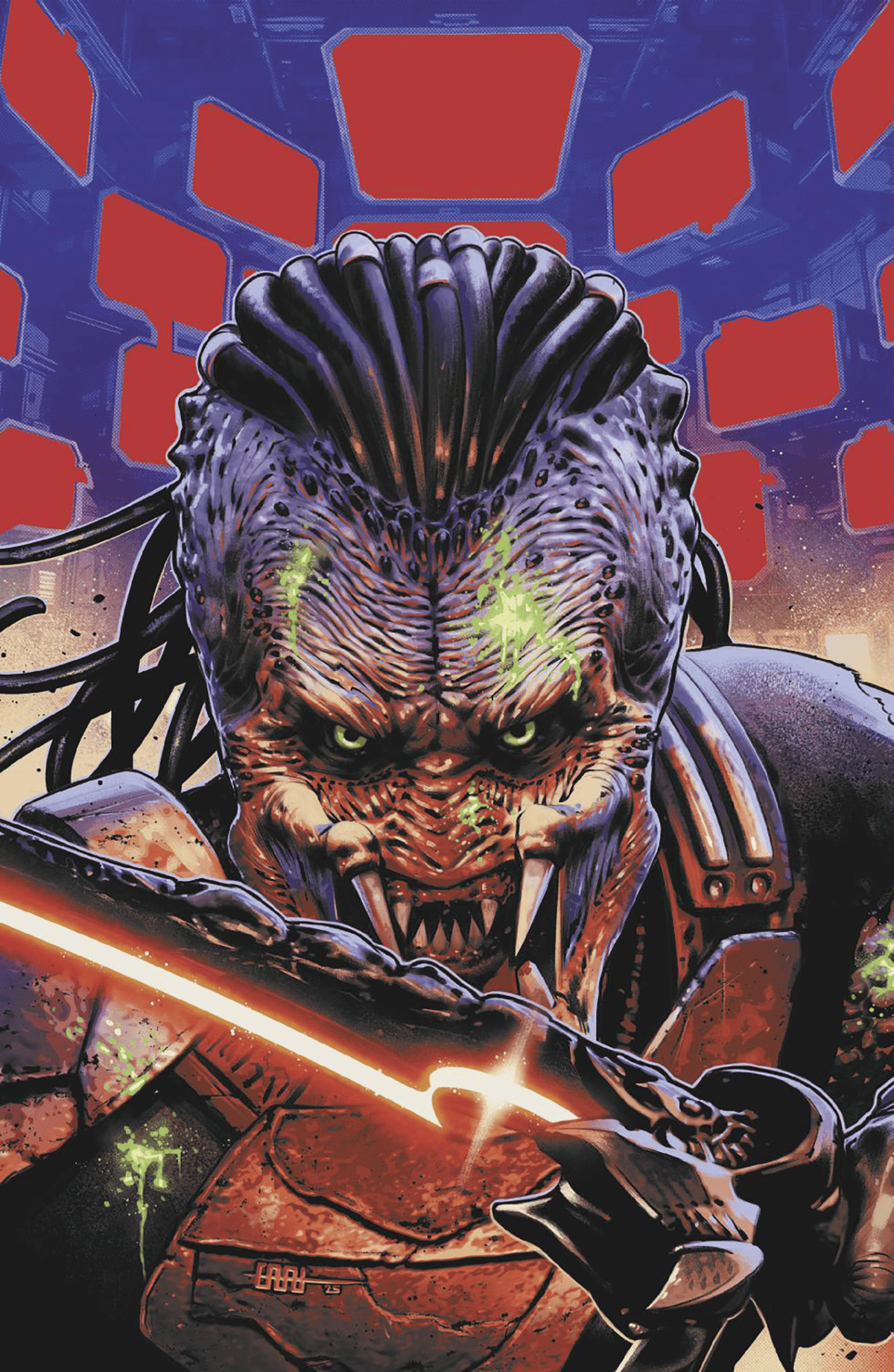 Marvel Comic Books PREDATOR: BADLANDS #1 1:25 INCV CAFU RATIO VIRGIN 2ND PRINTING VARIANT 75960621390000116 PRH-75960621390000116