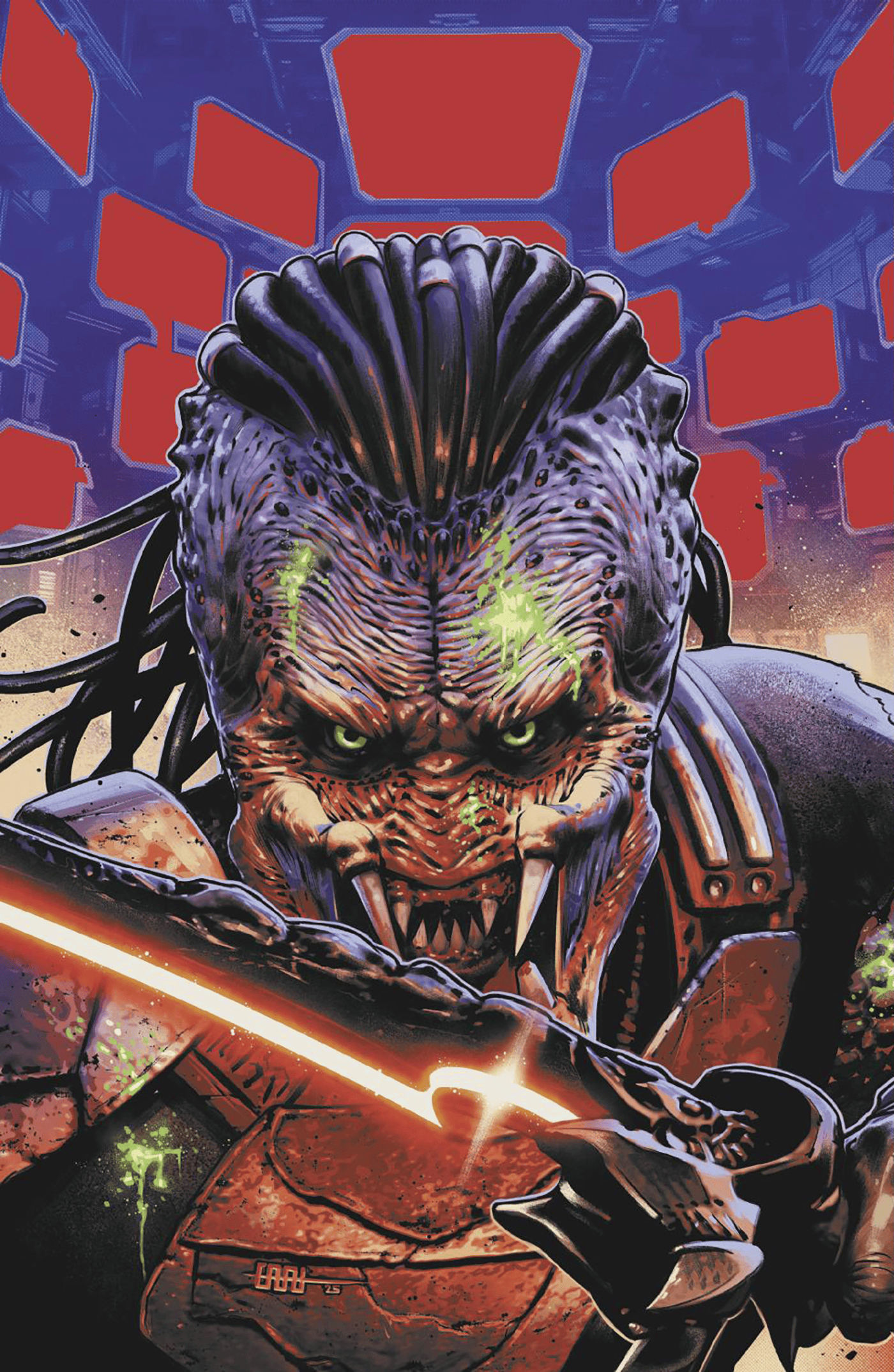 PREDATOR: BADLANDS #1 1:25 INCV CAFU RATIO VIRGIN 2ND PRINTING VARIANT