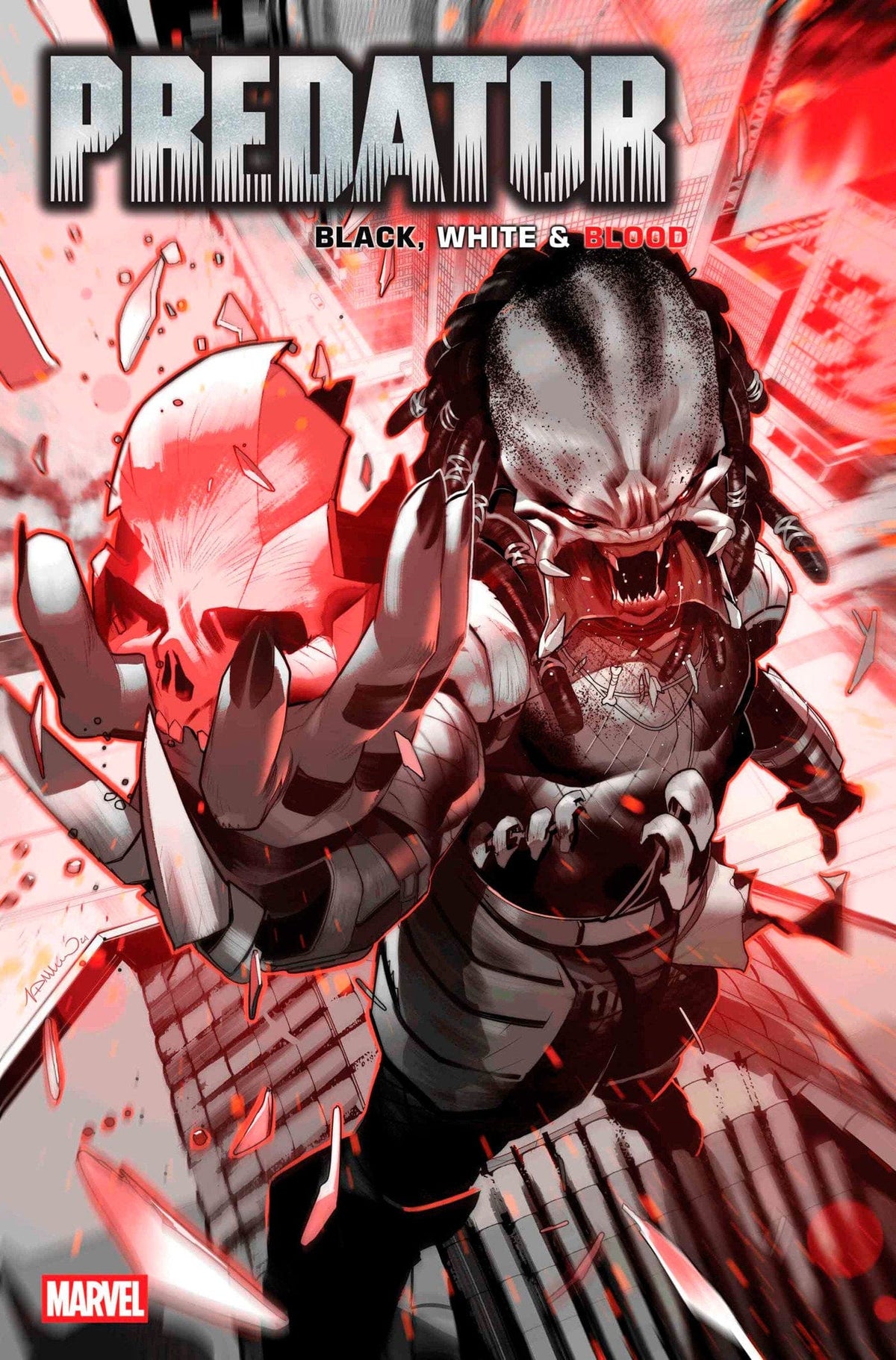 Marvel Comic Books PREDATOR: BLACK, WHITE & BLOOD #1 75960621281100111 PRH-75960621281100111