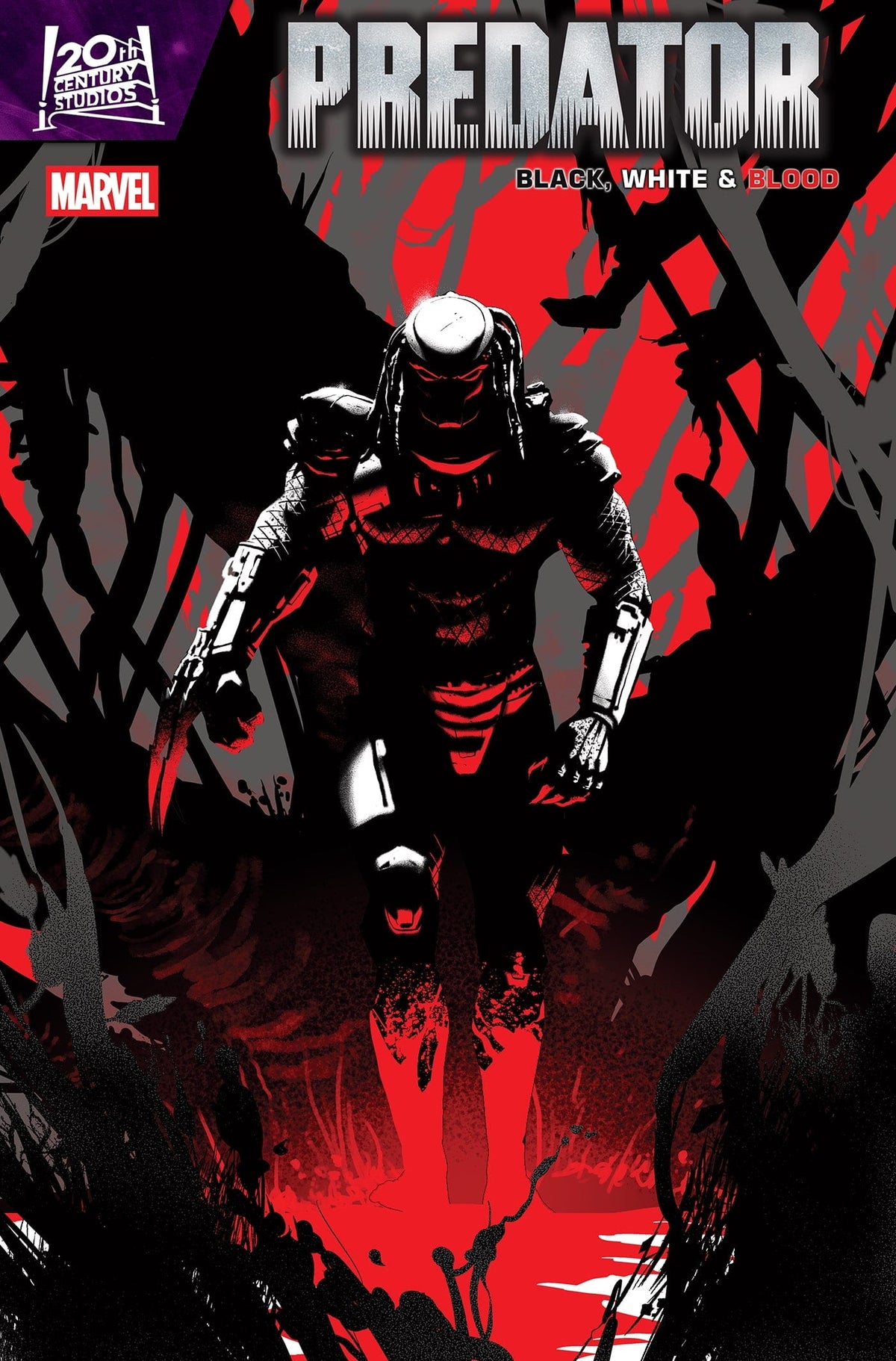 Marvel Comic Books PREDATOR: BLACK, WHITE & BLOOD #3 PETE WOODS VARIANT 75960621281100321 PRH-75960621281100321