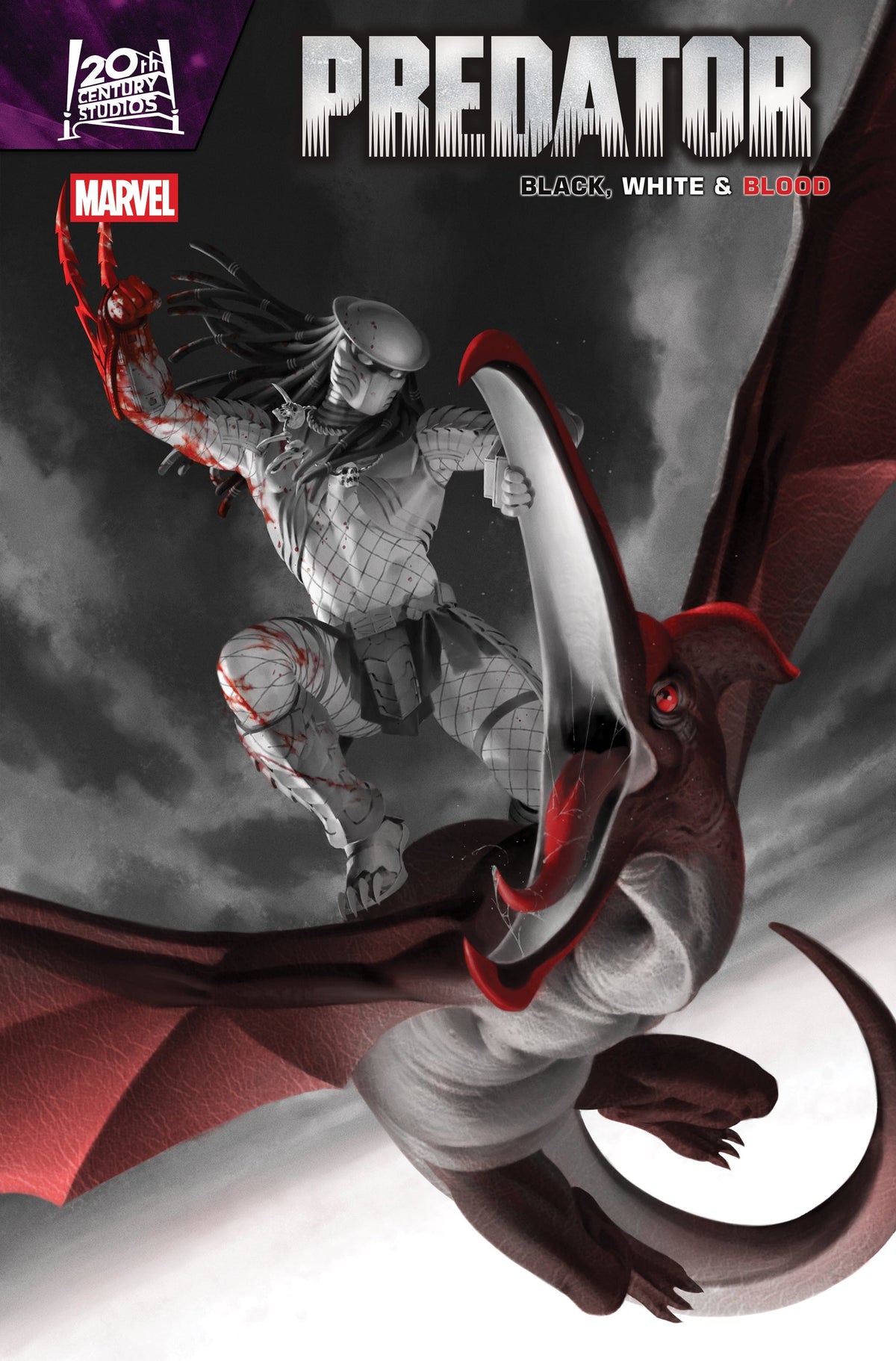 Marvel Comic Books PREDATOR: BLACK, WHITE & BLOOD #4 JUNGGEUN YOON VARIANT 75960621281100421 PRH-75960621281100421