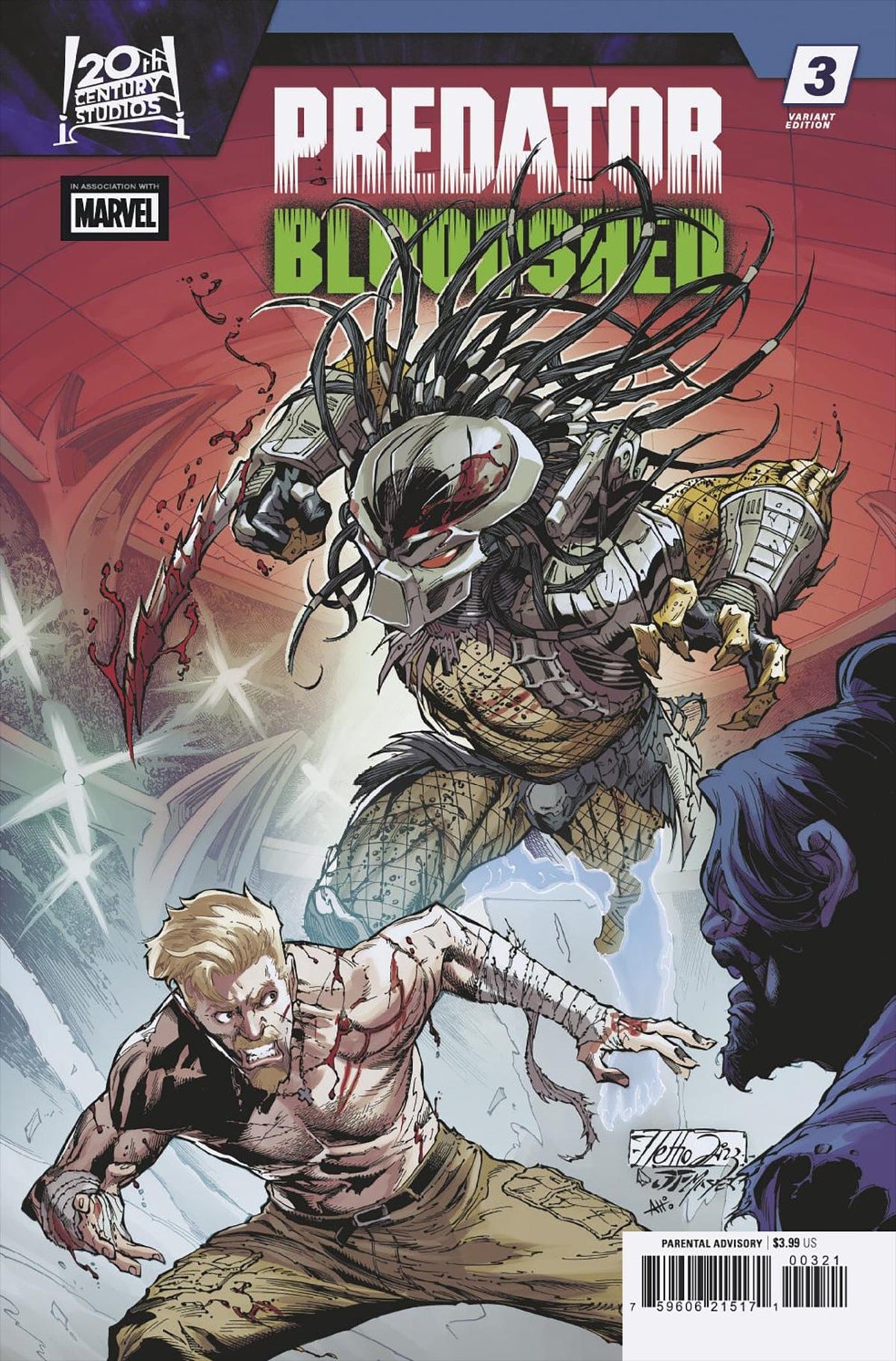 Marvel Comic Books PREDATOR: BLOODSHED #3 NETHO DIAZ VARIANT 75960621517100321 PRH-75960621517100321