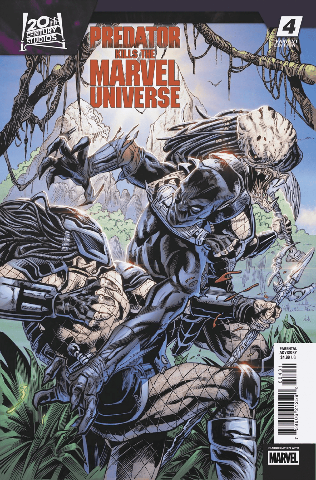 Marvel Comic Books PREDATOR KILLS THE MARVEL UNIVERSE #4 CHRIS CAMPANA VARIANT 75960621259000431 PRH-75960621259000431