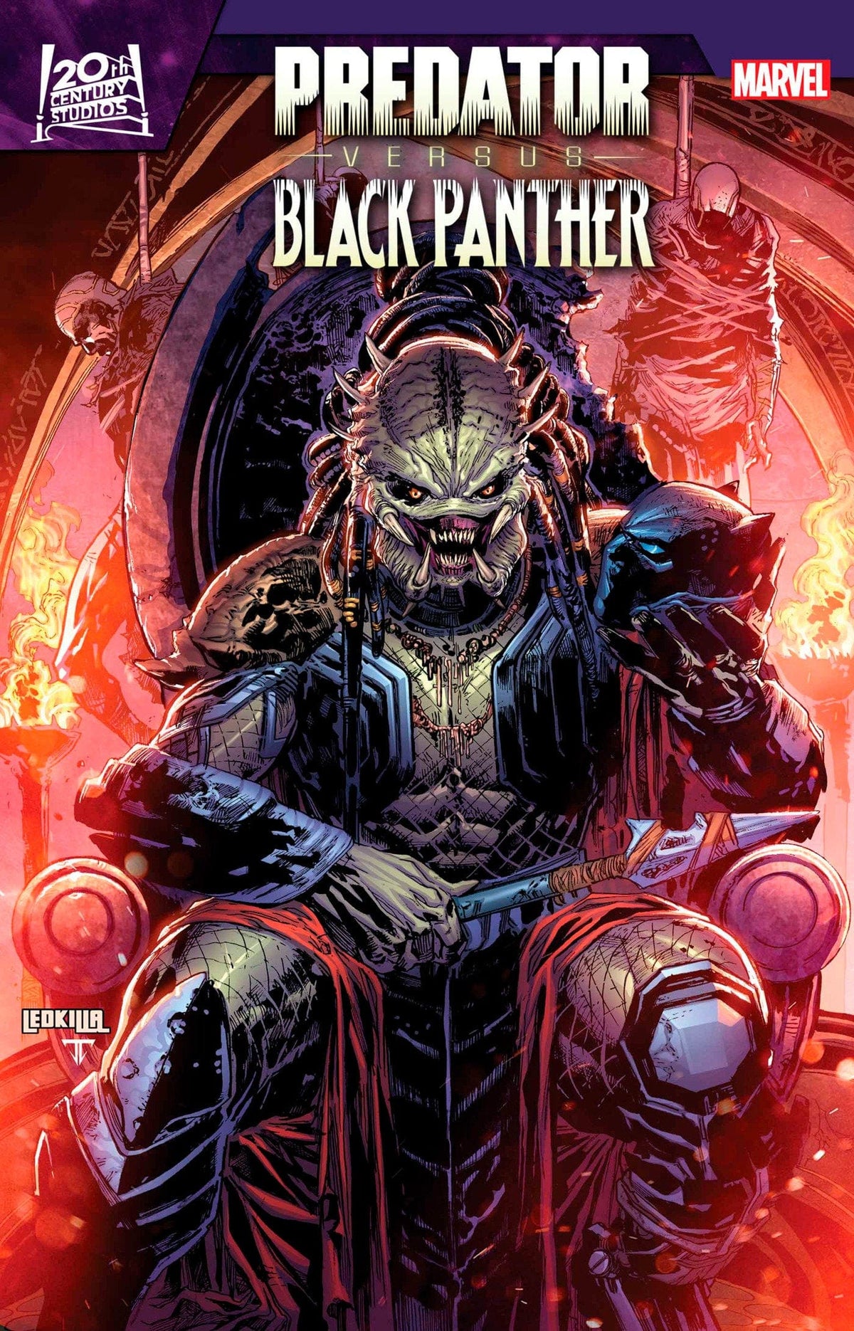 Marvel Comic Books PREDATOR VS. BLACK PANTHER #4 75960620967500411 PRH-75960620967500411