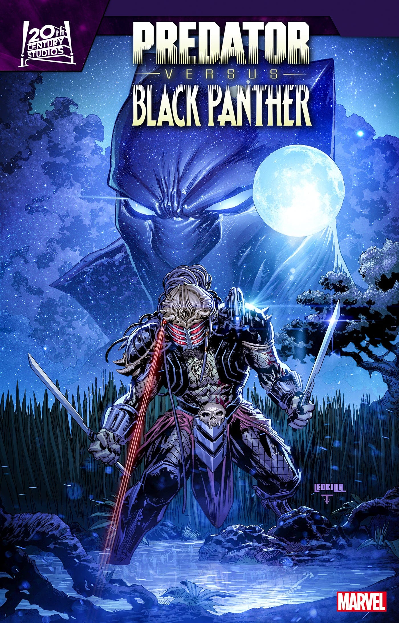 PREDATOR VS. BLACK PANTHER #4 KEN LASHLEY VARIANT