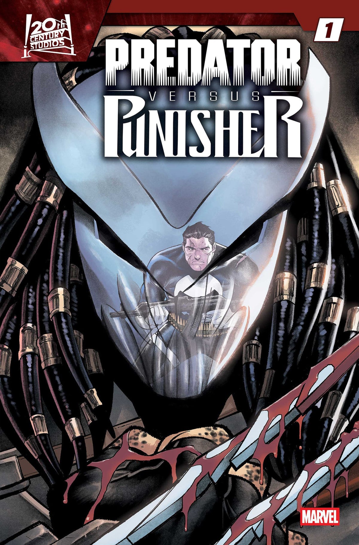 Marvel Comic Books PREDATOR VS. PUNISHER #1 COVER F MARTIN COCCOLO FOIL VARIANT (Release Date: 11/11/2026) 75960621694900151 PRH-75960621694900151