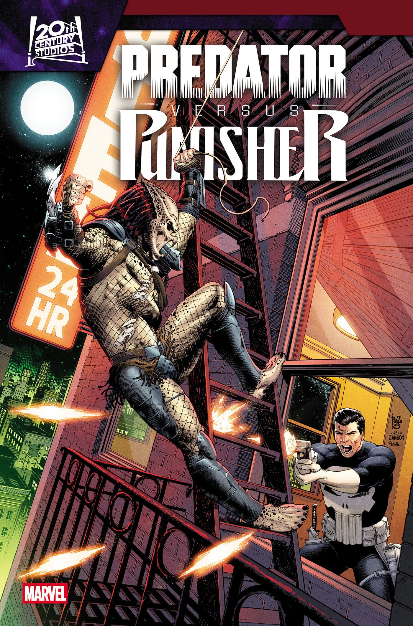 PREDATOR VS. PUNISHER #2 COVER B PAULO SIQUEIRA HOMAGE VARIANT (Release Date: 12/16/2026)