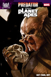 Marvel Comic Books PREDATOR VS. THE PLANET OF THE APES #1 BEN OLIVER FOIL VARIANT 75960621569000121 PRH-75960621569000121