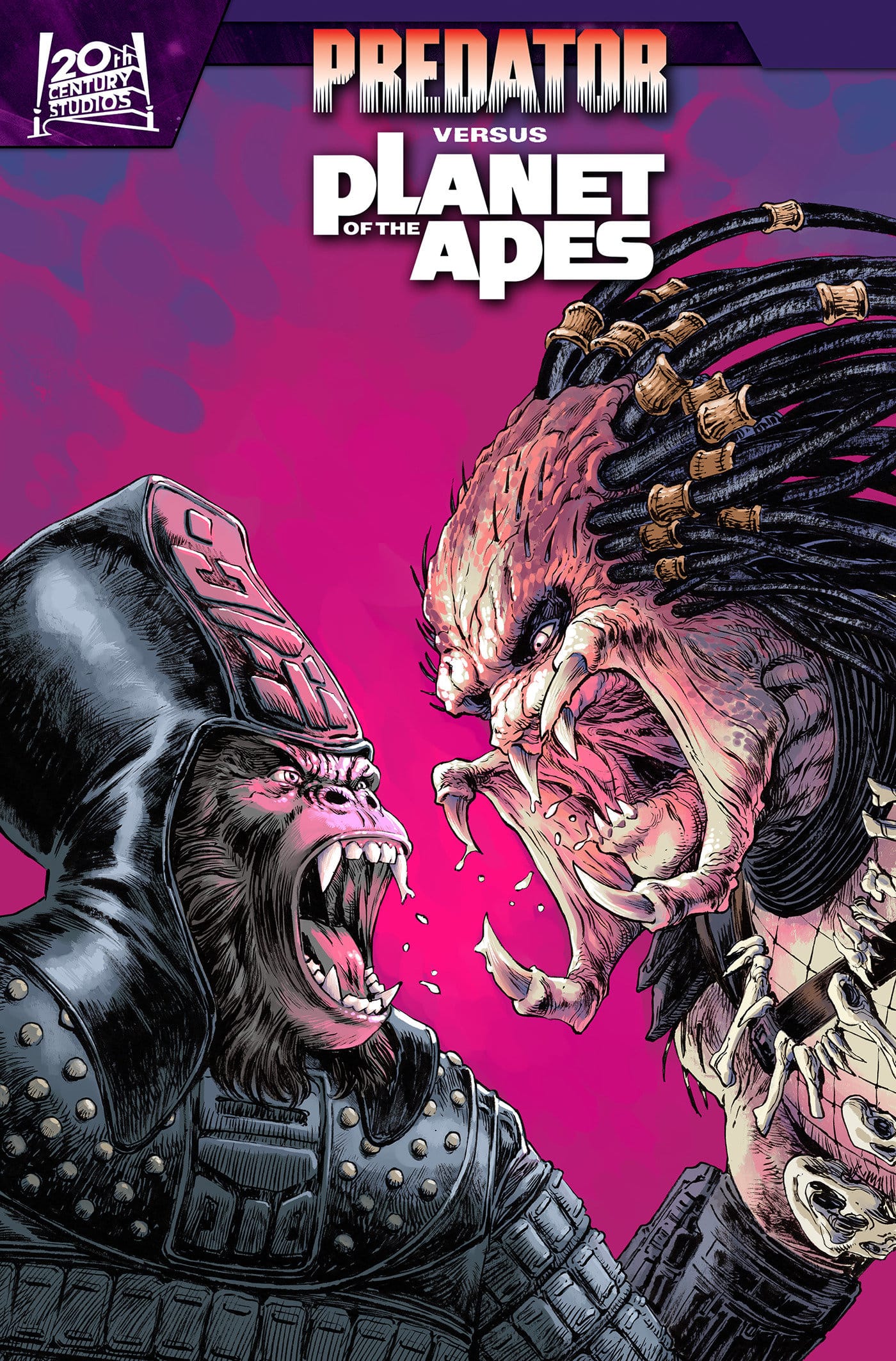 PREDATOR VS. THE PLANET OF THE APES #2 DAVE WACHTER VARIANT (Release Date: 08/26/2026)