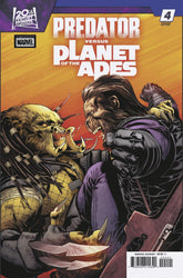 Marvel Comic Books PREDATOR VS. THE PLANET OF THE APES #4 SALVADOR LARROCA VARIANT (Release Date: 10/28/2026) 75960621569000421 PRH-75960621569000421