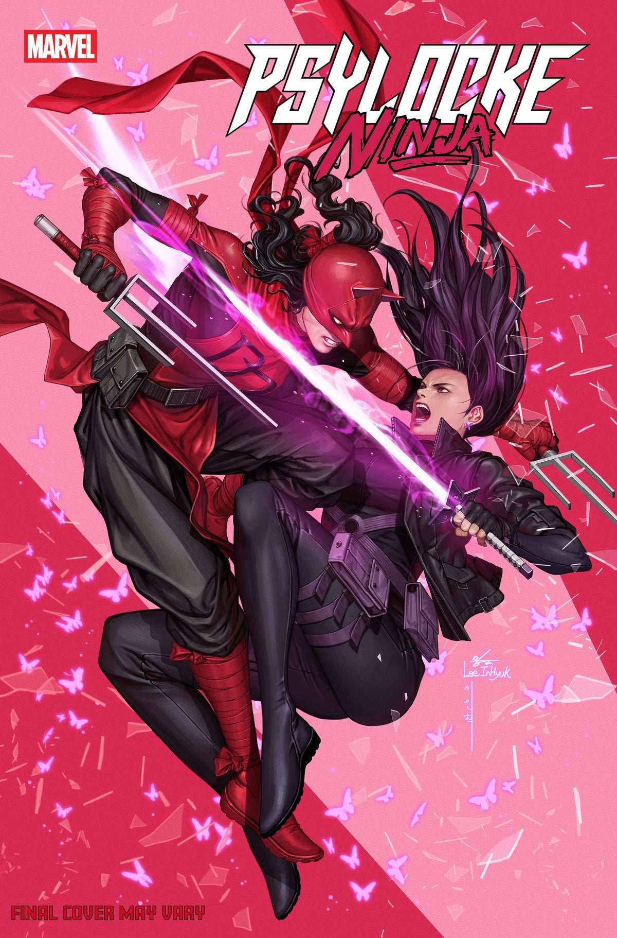 Marvel Comic Books PSYLOCKE: NINJA #3 INHYUK LEE VERSUS ELEKTRA VARIANT 75960621450100321 PRH-75960621450100321