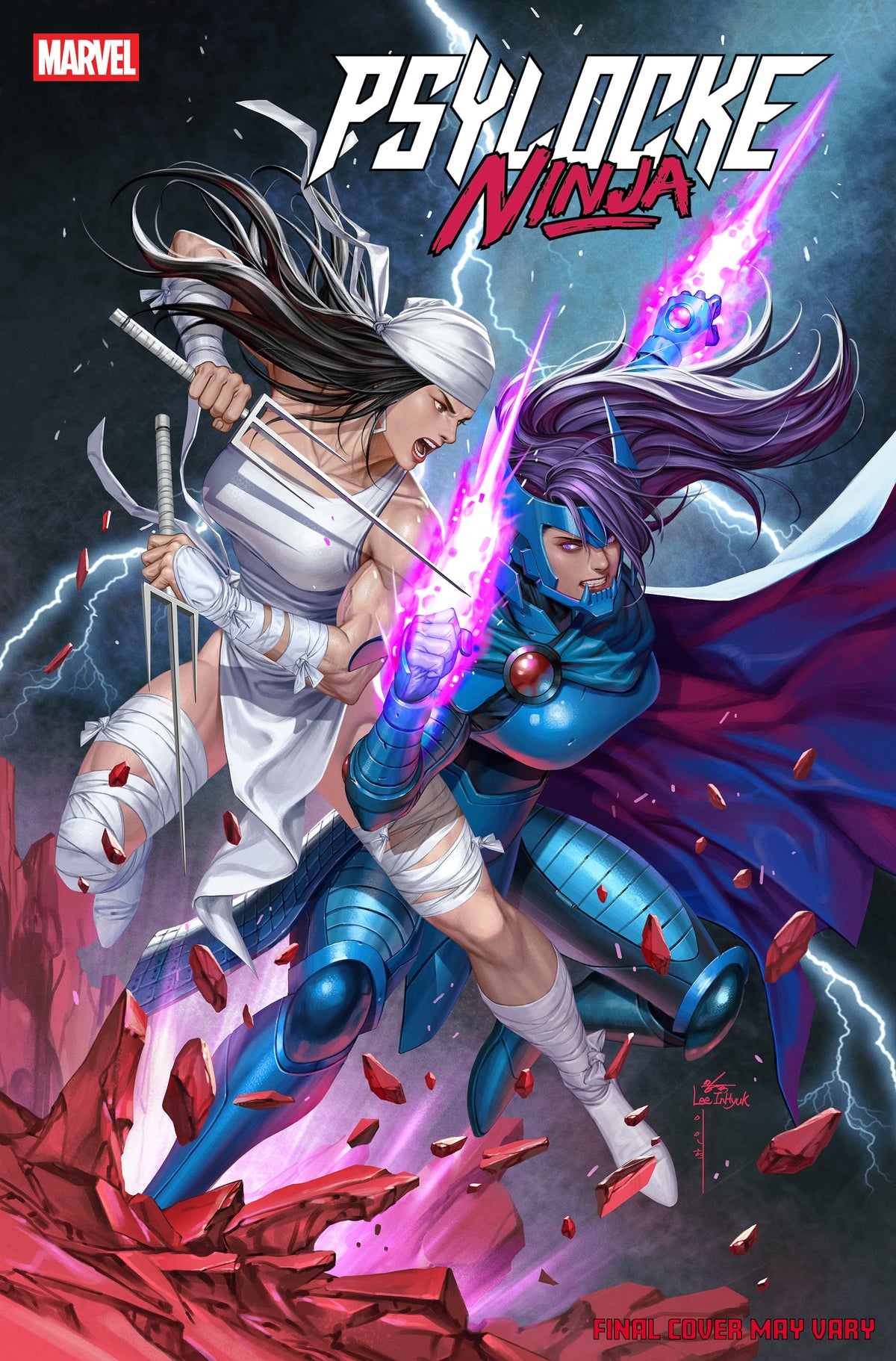 Marvel Comic Books PSYLOCKE: NINJA #5 INHYUK LEE VERSUS ELEKTRA VARIANT 75960621450100521 PRH-75960621450100521