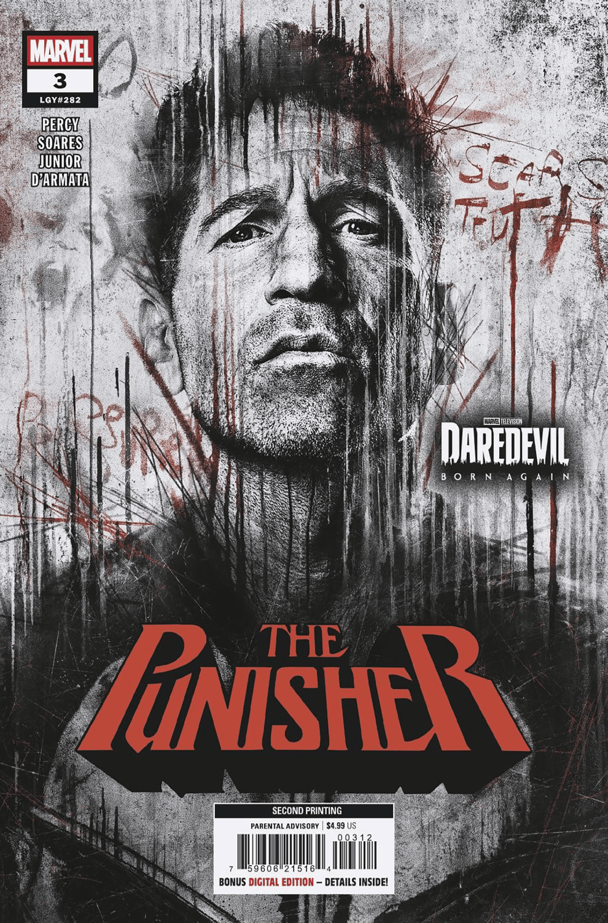 Marvel Comic Books PUNISHER #3 MARVEL TELEVISION 2ND PRINTING VARIANT 75960621516400312 PRH-75960621516400312