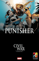 Marvel Comic Books PUNISHER #4 GEOFF SHAW CIVIL WAR CELEBRATION VARIANT 75960621516400421 PRH-75960621516400421