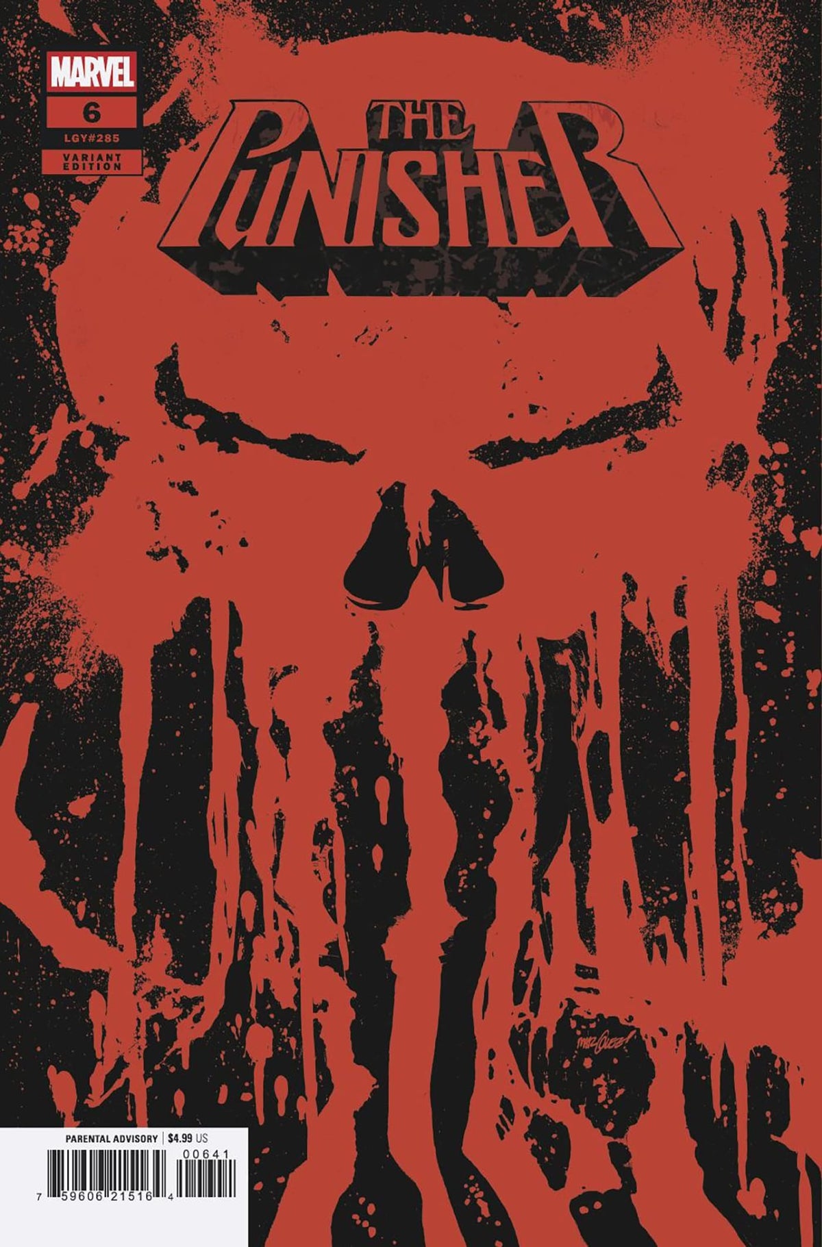 Marvel Comic Books PUNISHER #6 SKULL VARIANT 75960621516400641 PRH-75960621516400641
