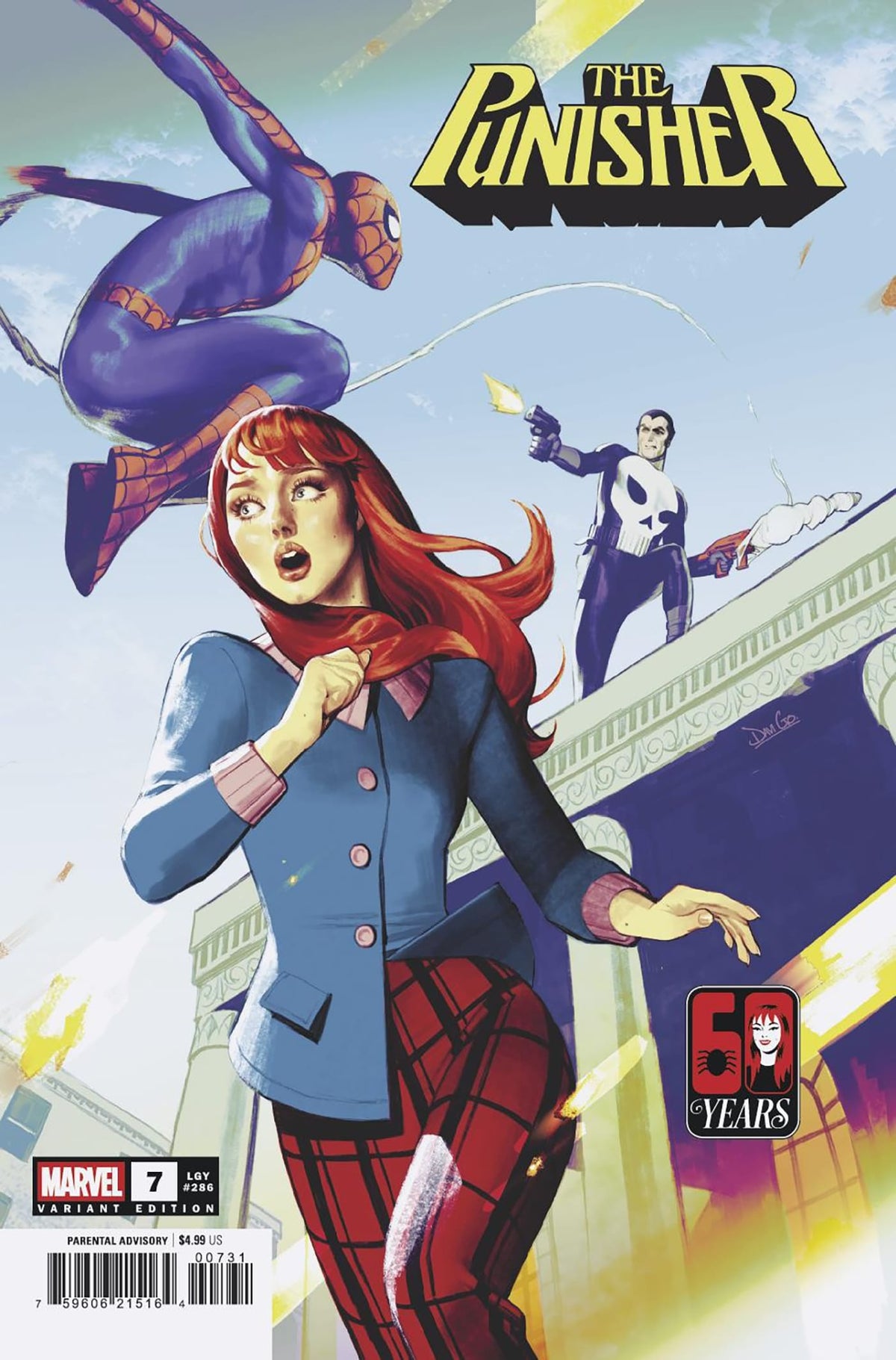 Marvel Comic Books PUNISHER #7 DAVI GO MARY JANE WATSON VARIANT (Release Date: 08/12/2026) 75960621516400731 PRH-75960621516400731