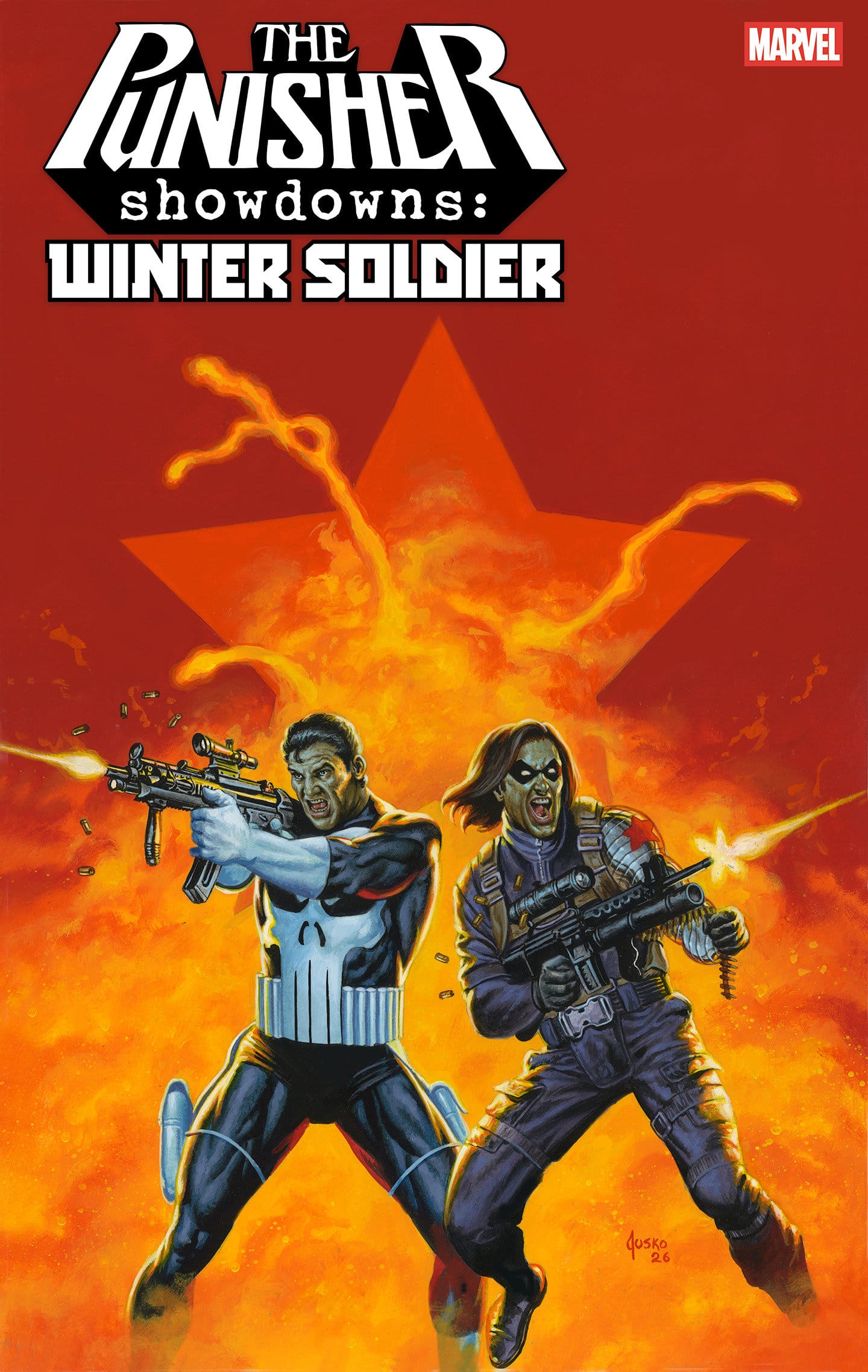PUNISHER SHOWDOWNS: WINTER SOLDIER #1 COVER B JOE JUSKO VARIANT (Release Date: 12/02/2026)
