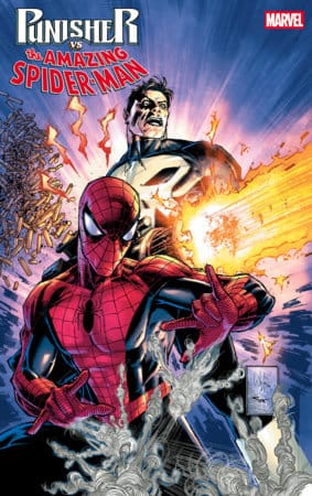 Marvel Comic Books PUNISHER VS. SPIDER-MAN #1 WHILCE PORTACIO VARIANT 75960621549200121 PRH-75960621549200121