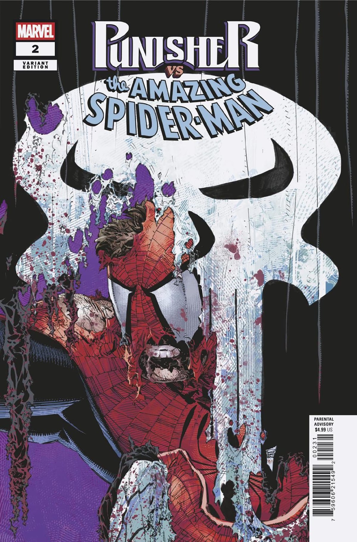 Marvel Comic Books PUNISHER VS. SPIDER-MAN #2 TBD ARTIST VARIANT (Release Date: 08/19/2026) 75960621549200231 PRH-75960621549200231