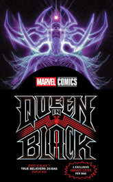 Marvel Comic Books QUEEN IN BLACK #1 TRUE BELIEVERS 20-BAG DISPLAY BOX 75960628479576711 PRH-75960628479576711