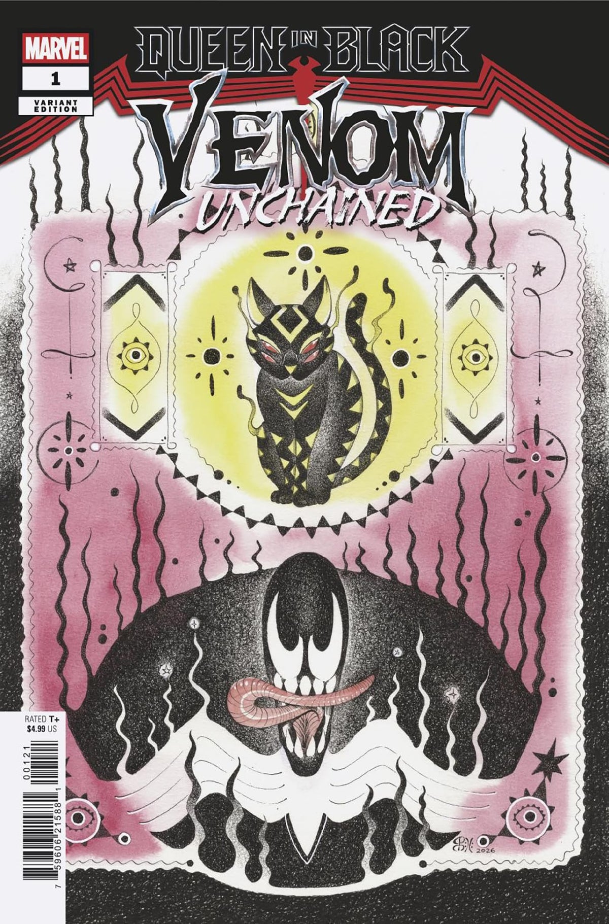 Marvel Comic Books QUEEN IN BLACK: VENOM UNCHAINED #1 PEACH MOMOKO VARIANT [QIB] 75960621588100121 PRH-75960621588100121