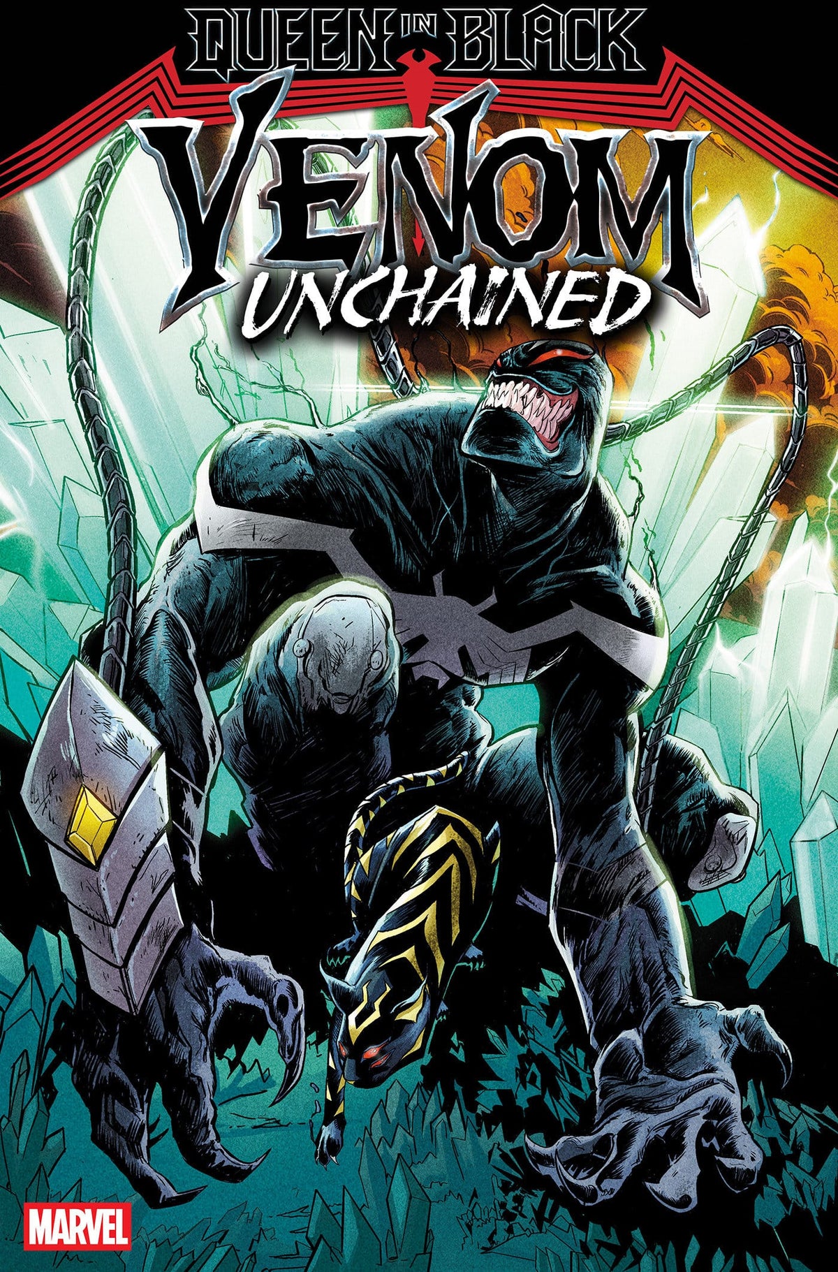Marvel Comic Books QUEEN IN BLACK: VENOM UNCHAINED #3 ADAM POLLINA VARIANT [QIB] (Release Date: 09/30/2026) 75960621588100321 PRH-75960621588100321