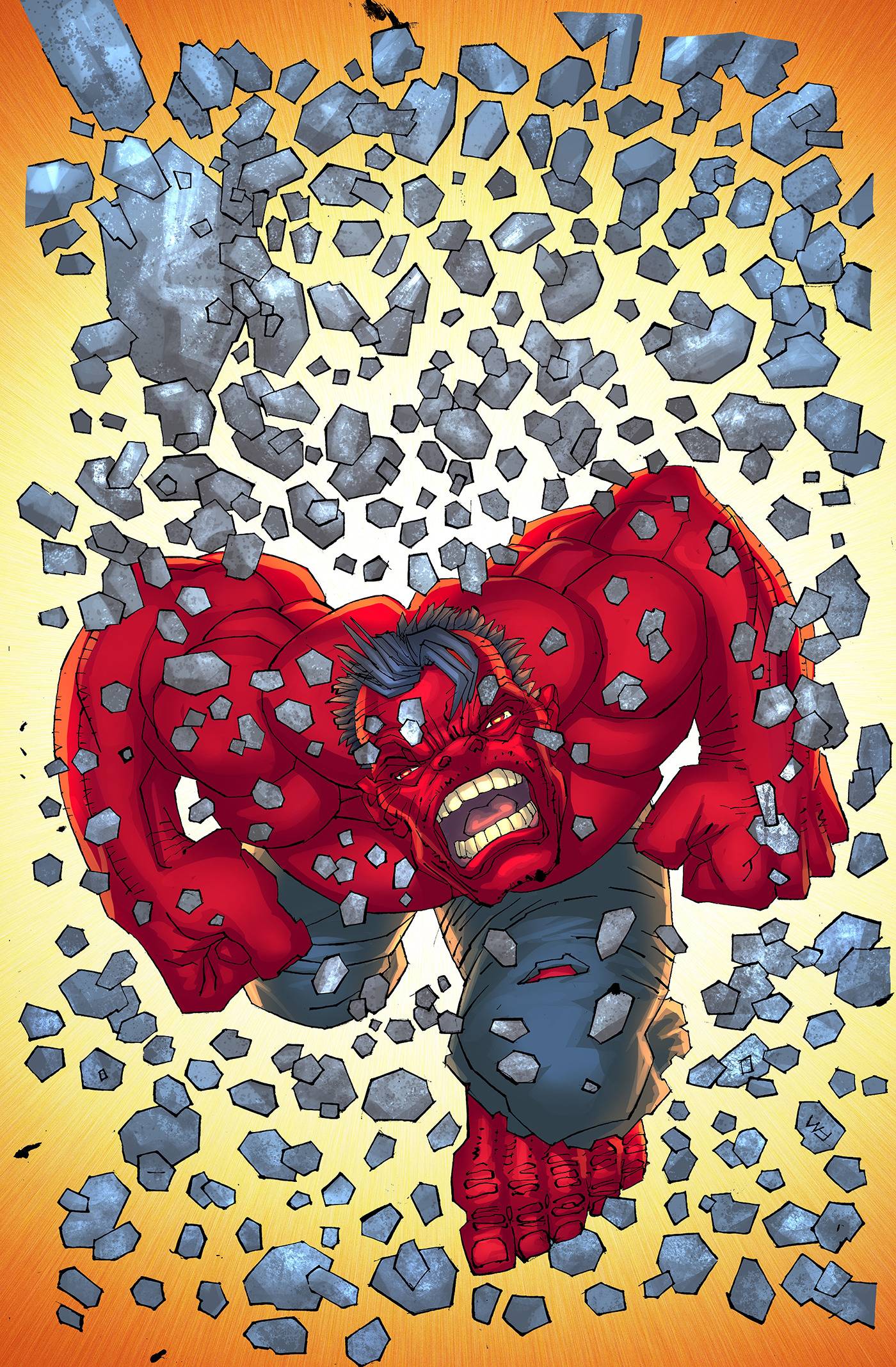 RED HULK #1 1:100 INCV FRANK MILLER VIR VAR
