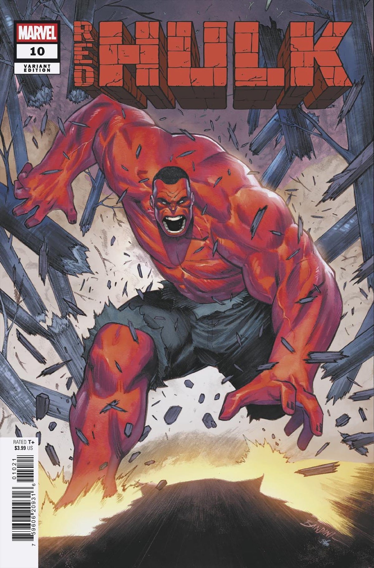 Marvel Comic Books RED HULK #10 TBD ARTIST VARIANT [DOOM] 75960620931601021 PRH-75960620931601021