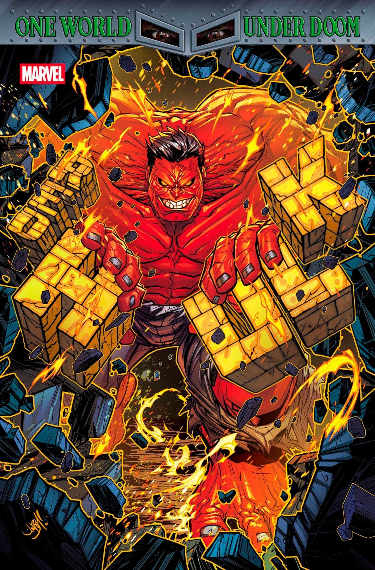 Marvel Comic Books RED HULK #4 JONBOY MEYERS VARIANT [DOOM] 75960620931600431 PRH-75960620931600431