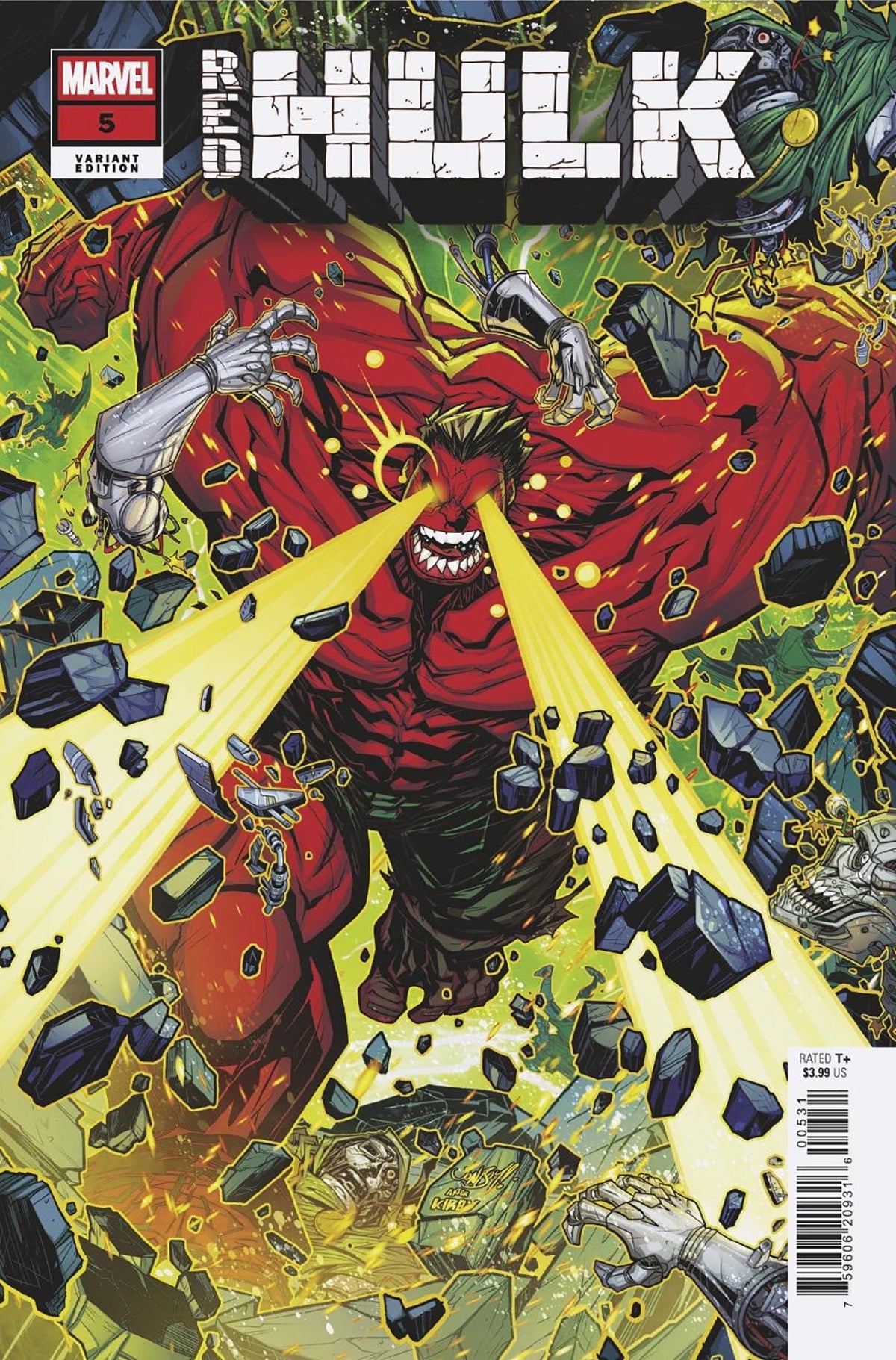 Marvel Comic Books RED HULK #5 JONBOY MEYERS VARIANT [DOOM] 75960620931600531 PRH-75960620931600531