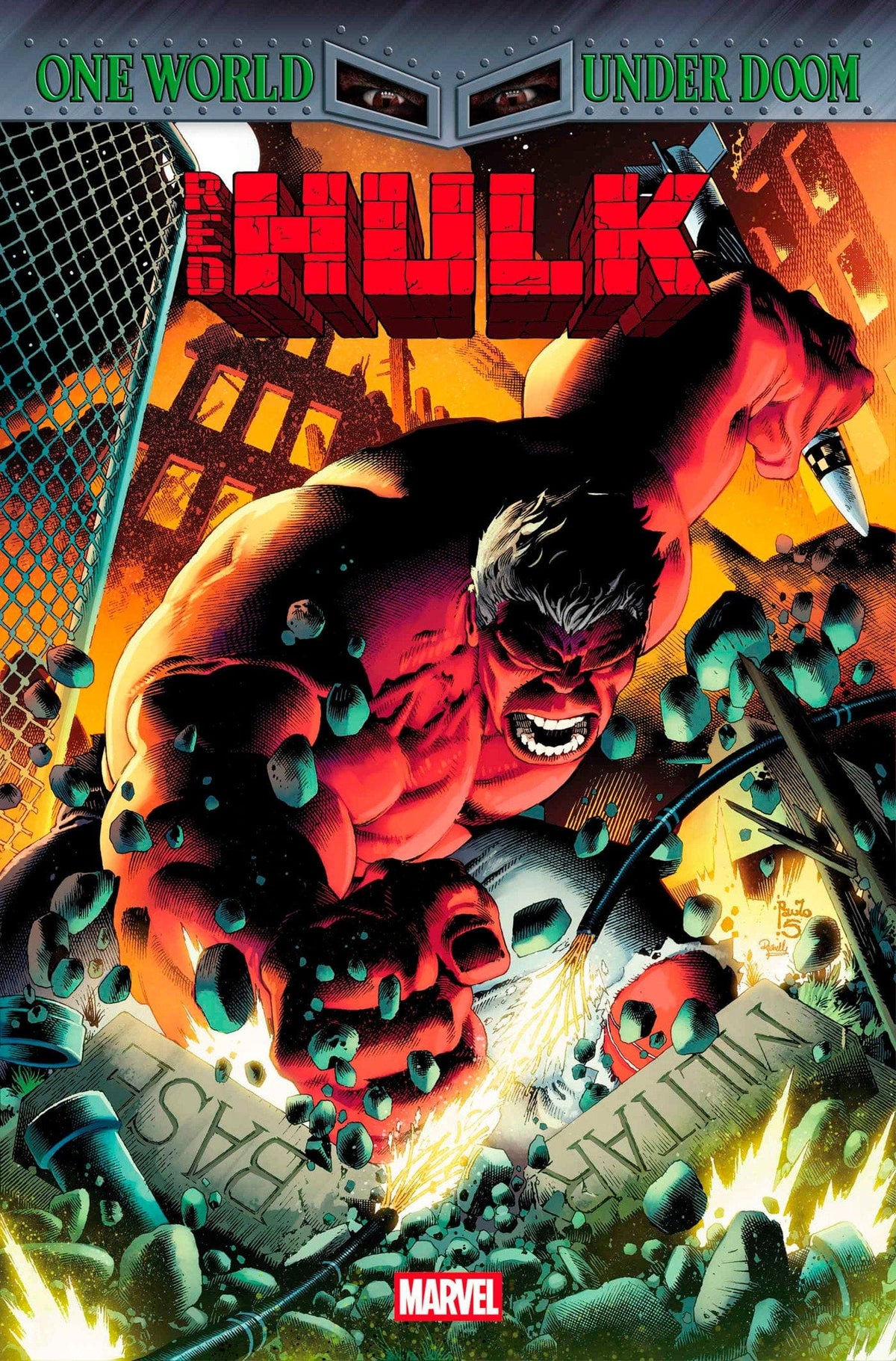 Marvel Comic Books RED HULK #7 PAULO SIQUEIRA VARIANT [DOOM] 75960620931600721 PRH-75960620931600721