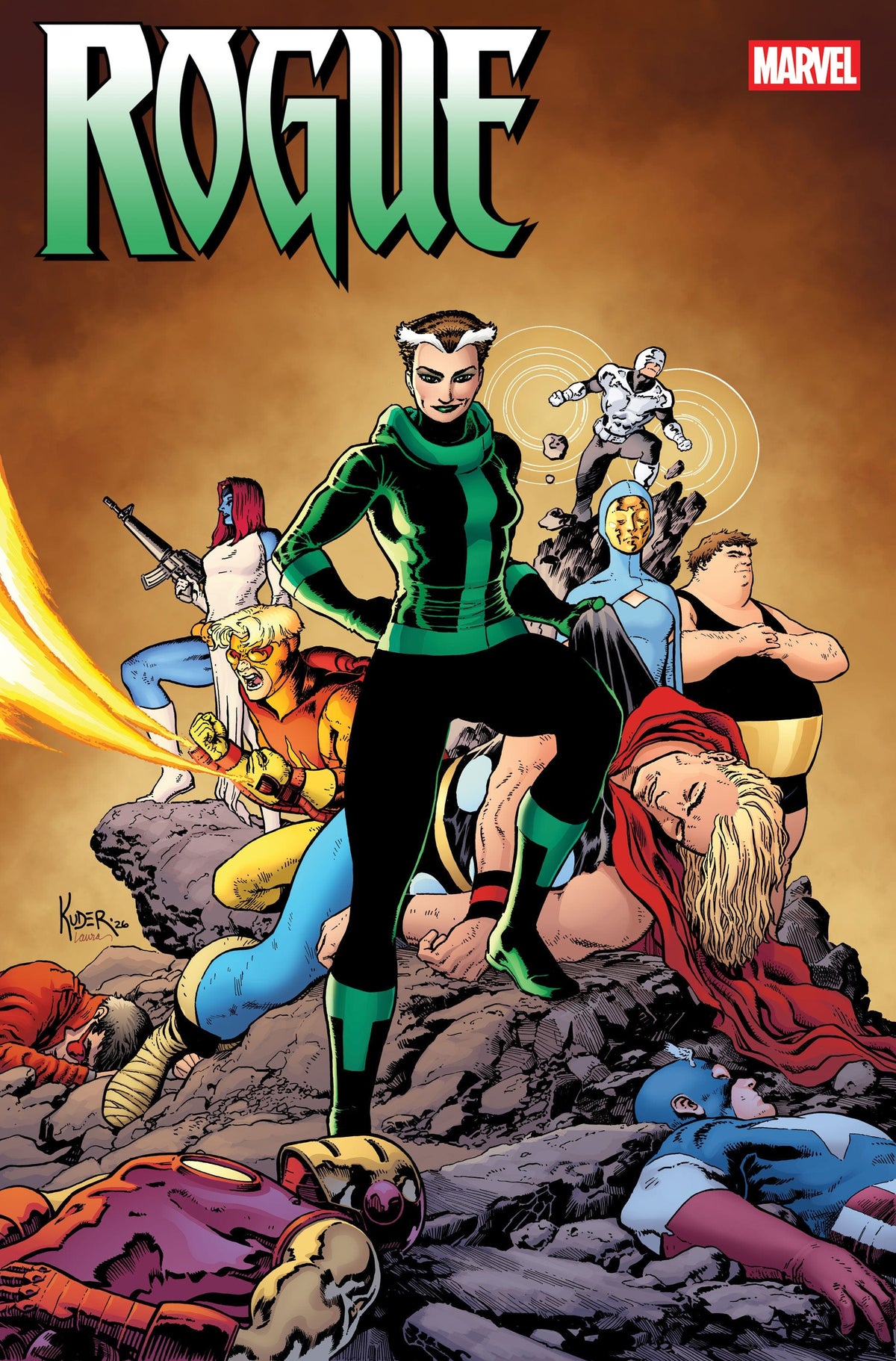 Marvel Comic Books ROGUE #5 AARON KUDER VARIANT 75960621444000521 PRH-75960621444000521