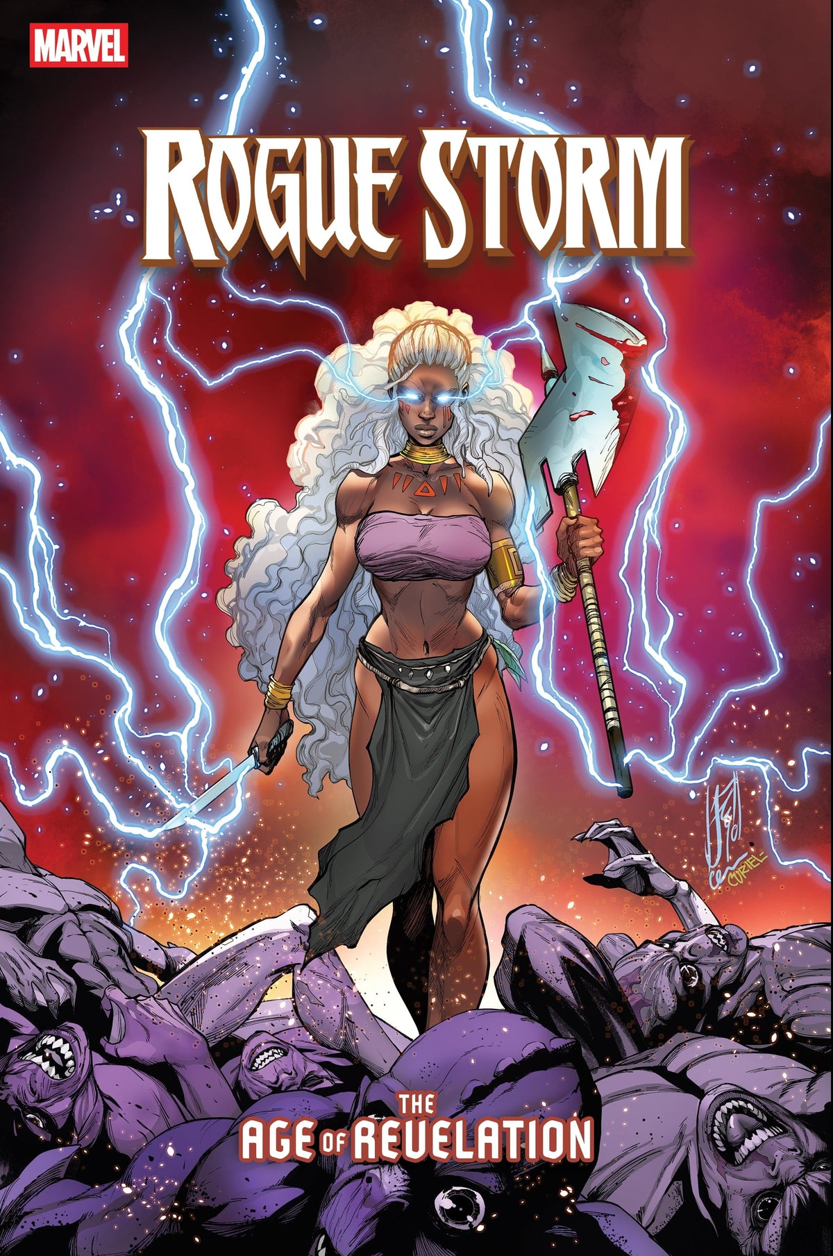 Marvel Comic Books ROGUE STORM #1 STEFANO CASELLI REVELATION VARIANT [AOR] 75960621369600131 PRH-75960621369600131