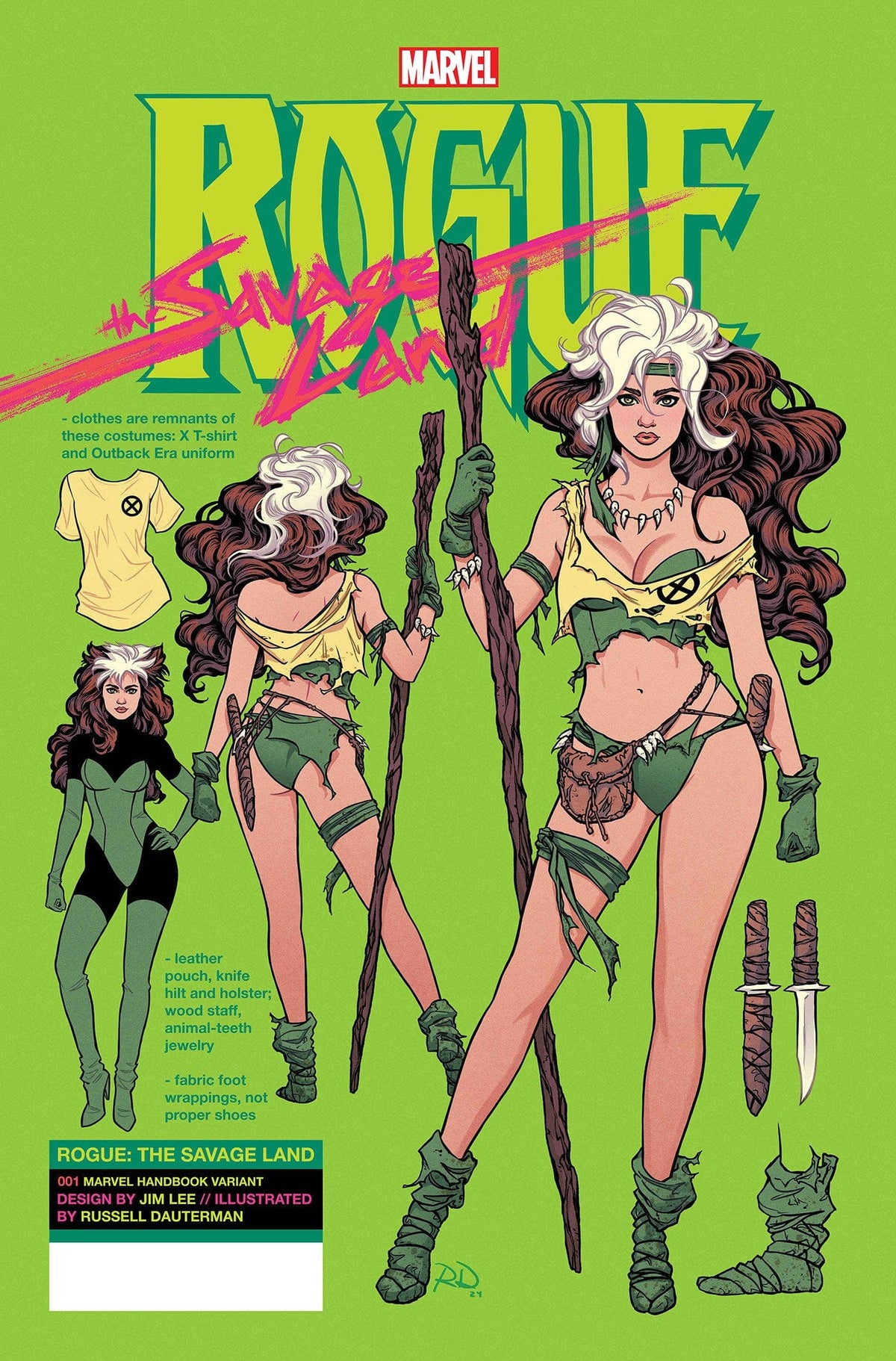 Marvel Comic Books ROGUE: THE SAVAGE LAND #1 RUSSELL DAUTERMAN VARIANT 75960621155500121 PRH-75960621155500121