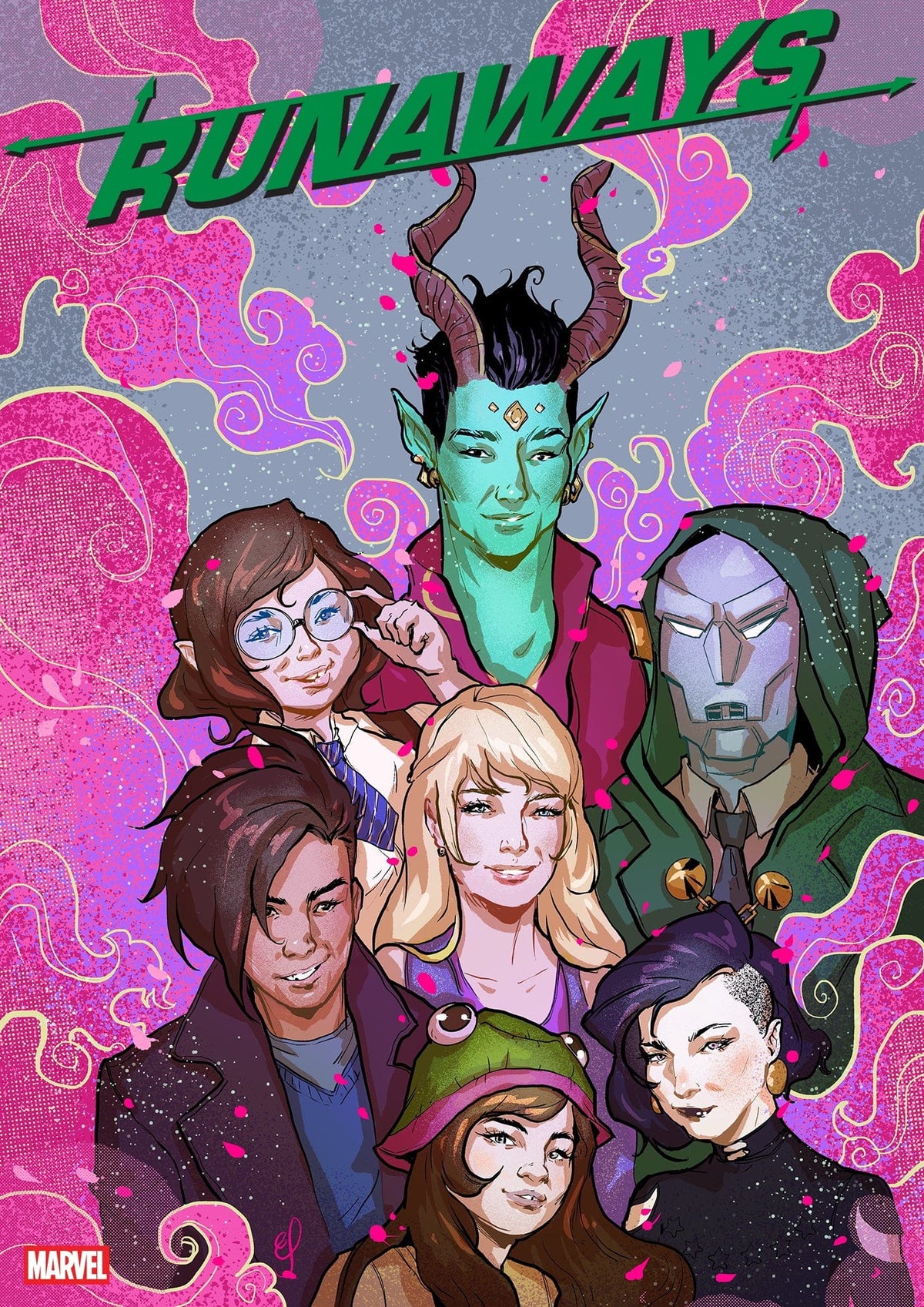 Marvel Comic Books RUNAWAYS #4 ERNANDA SOUZA VARIANT [DOOM] 75960621142500421 PRH-75960621142500421