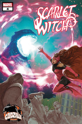 Marvel Comic Books SCARLET WITCH #4 MITSUHIRO ARITA GODZILLA VARIANT 75960620828900421 PRH-75960620828900421