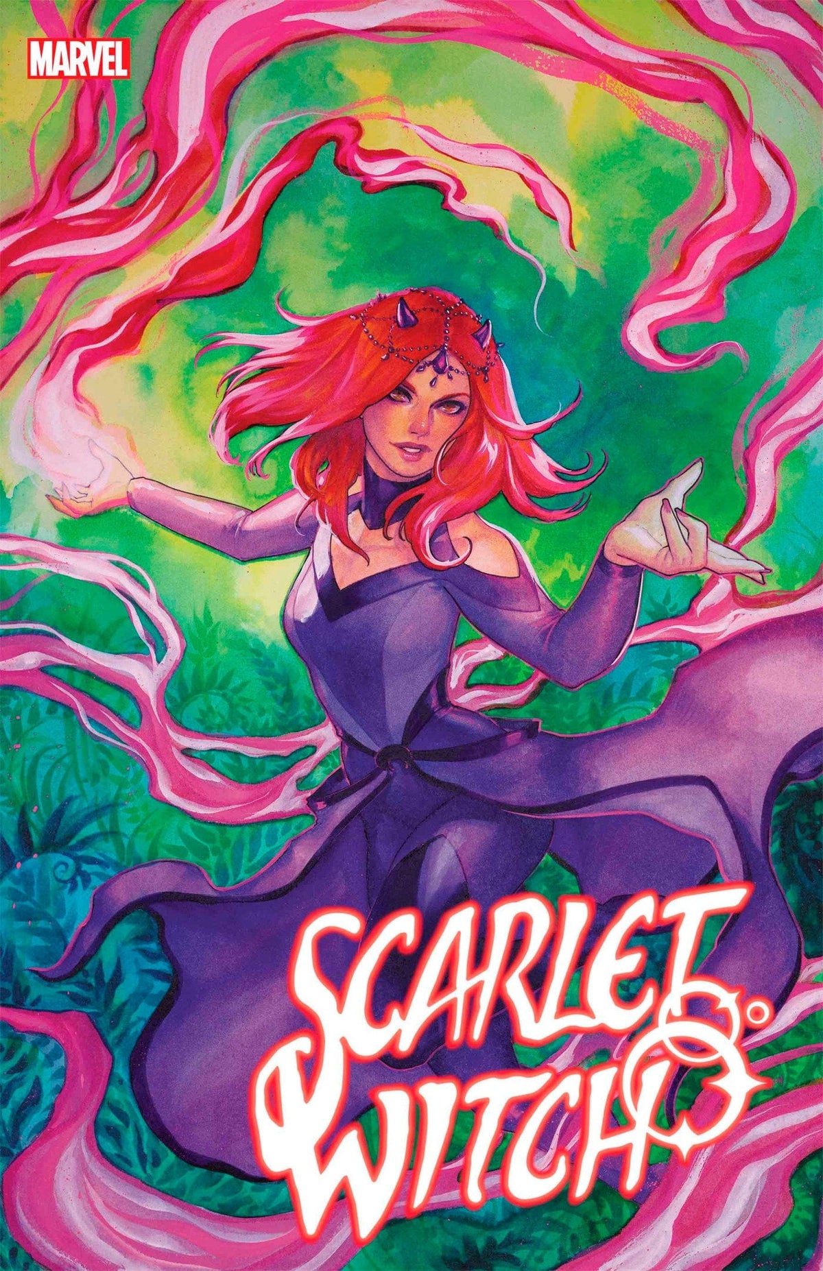 Marvel Comic Books SCARLET WITCH #6 MEGHAN HETRICK FOIL VARIANT 75960620828900621 PRH-75960620828900621